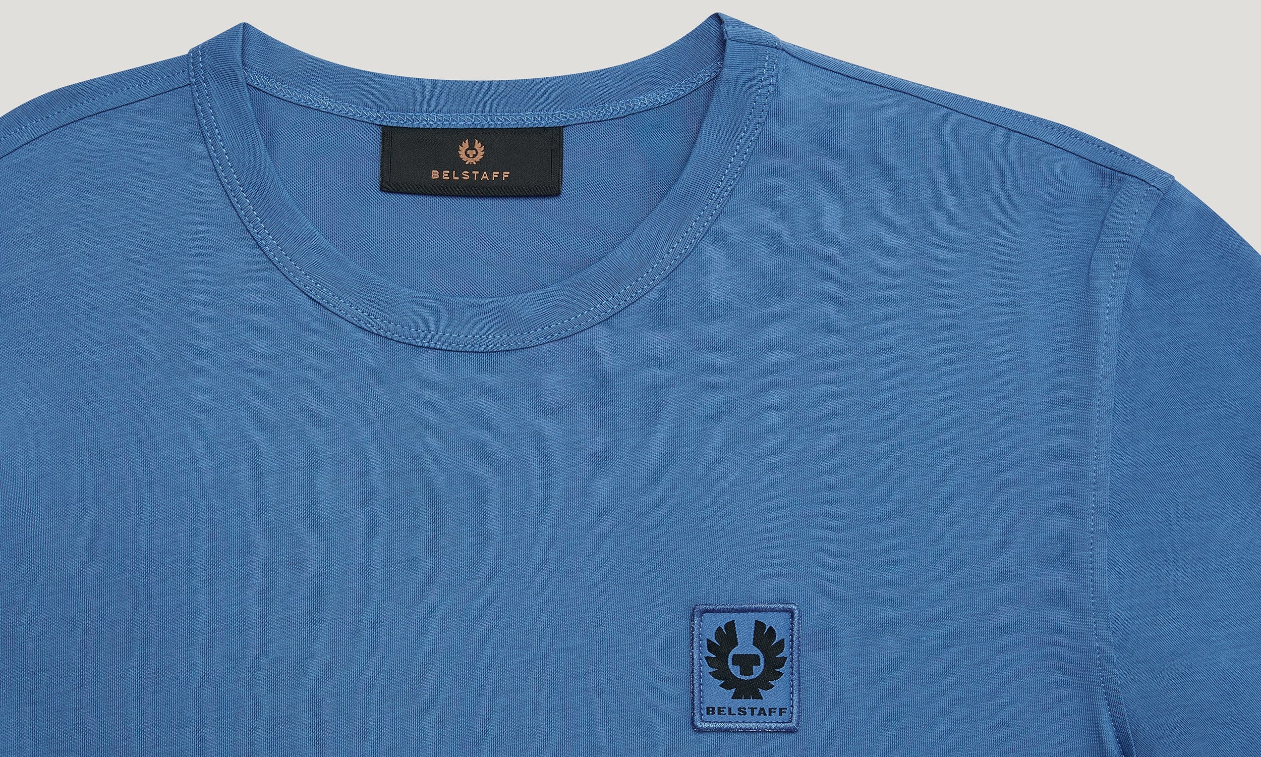 BELSTAFF LONG SLEEVED T-SHIRT - Marine Blue
