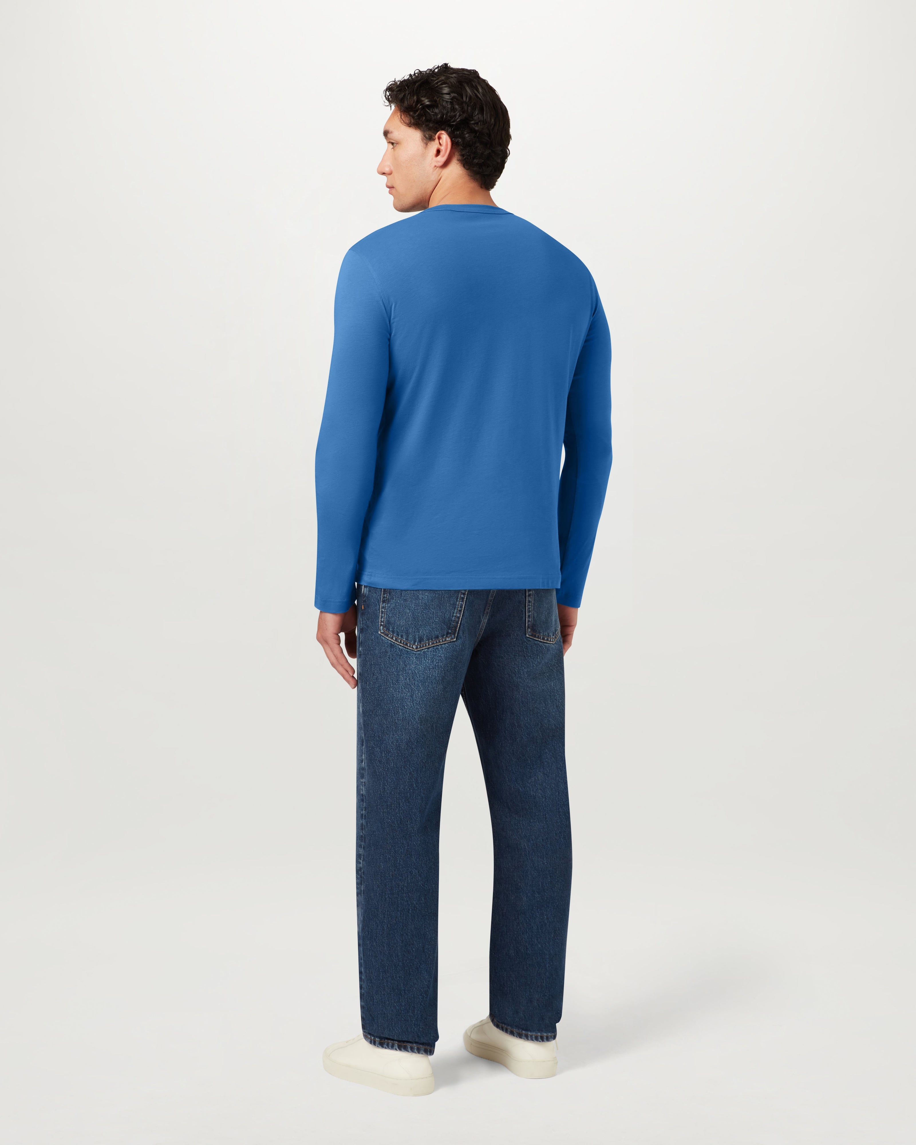 BELSTAFF LONG SLEEVED T-SHIRT - Marine Blue