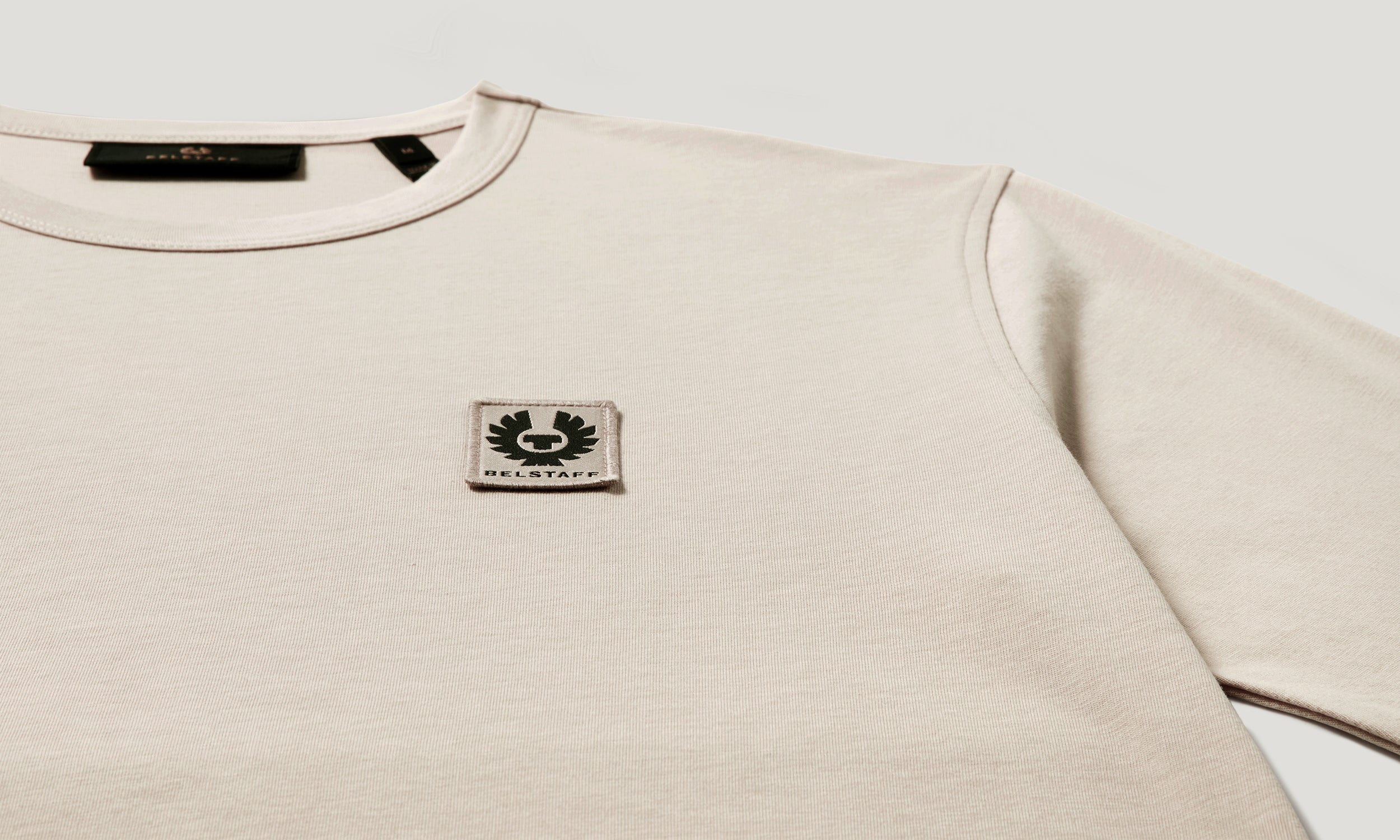 CAMISETA DE MANGA LARGA BELSTAFF - Piedra pálida