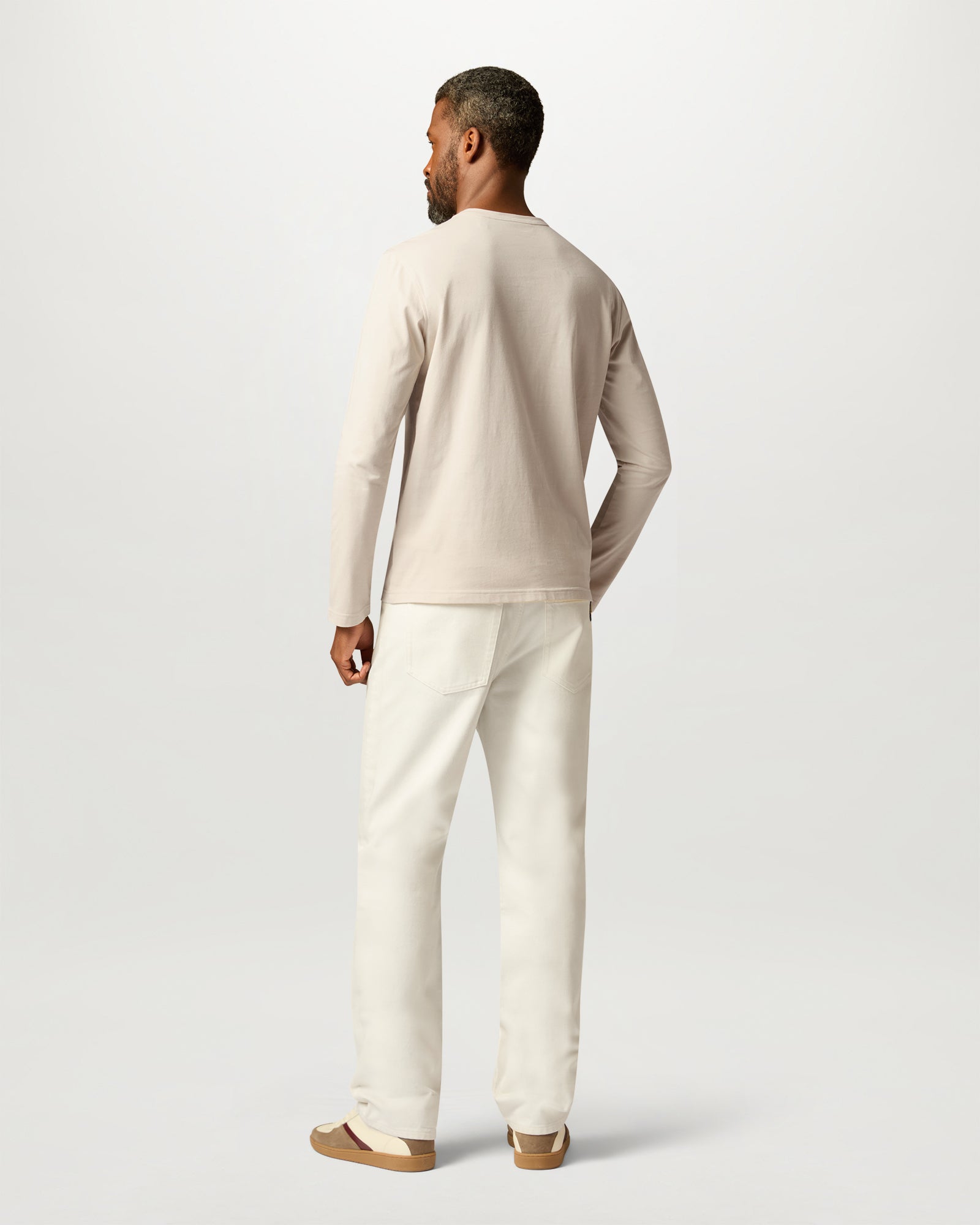 CAMISETA DE MANGA LARGA BELSTAFF - Piedra pálida