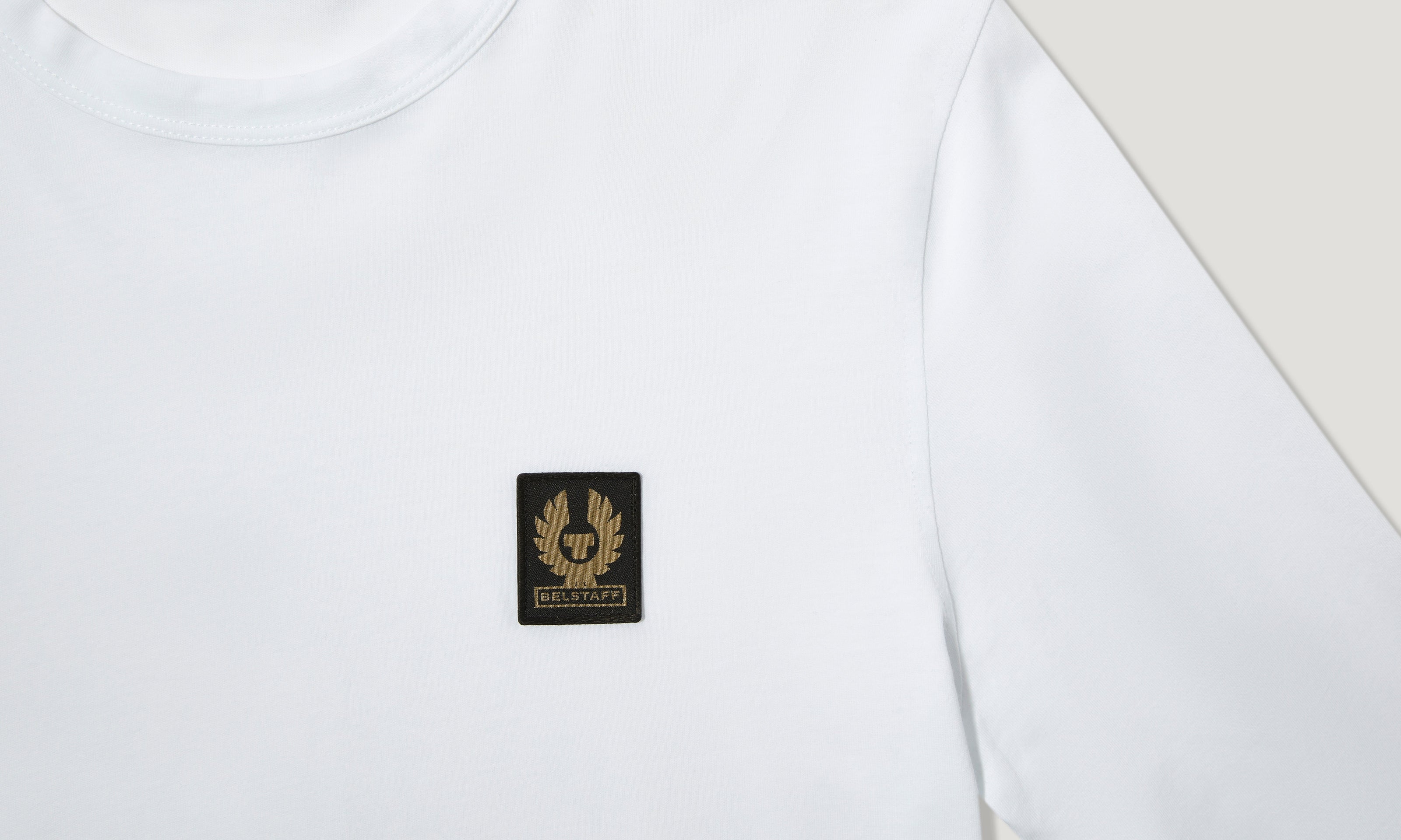BELSTAFF LANGARM-T-SHIRT - Weiß