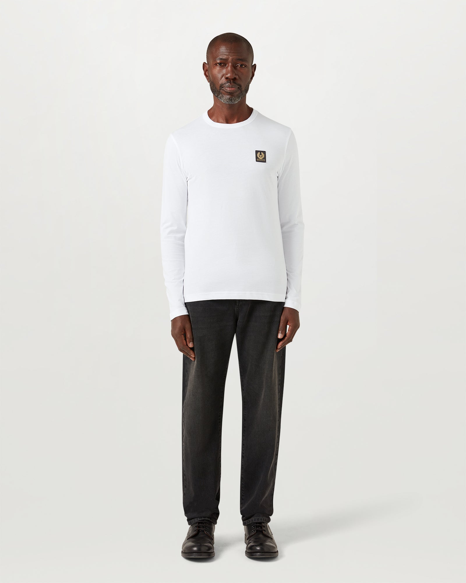 BELSTAFF LANGARM-T-SHIRT - Weiß