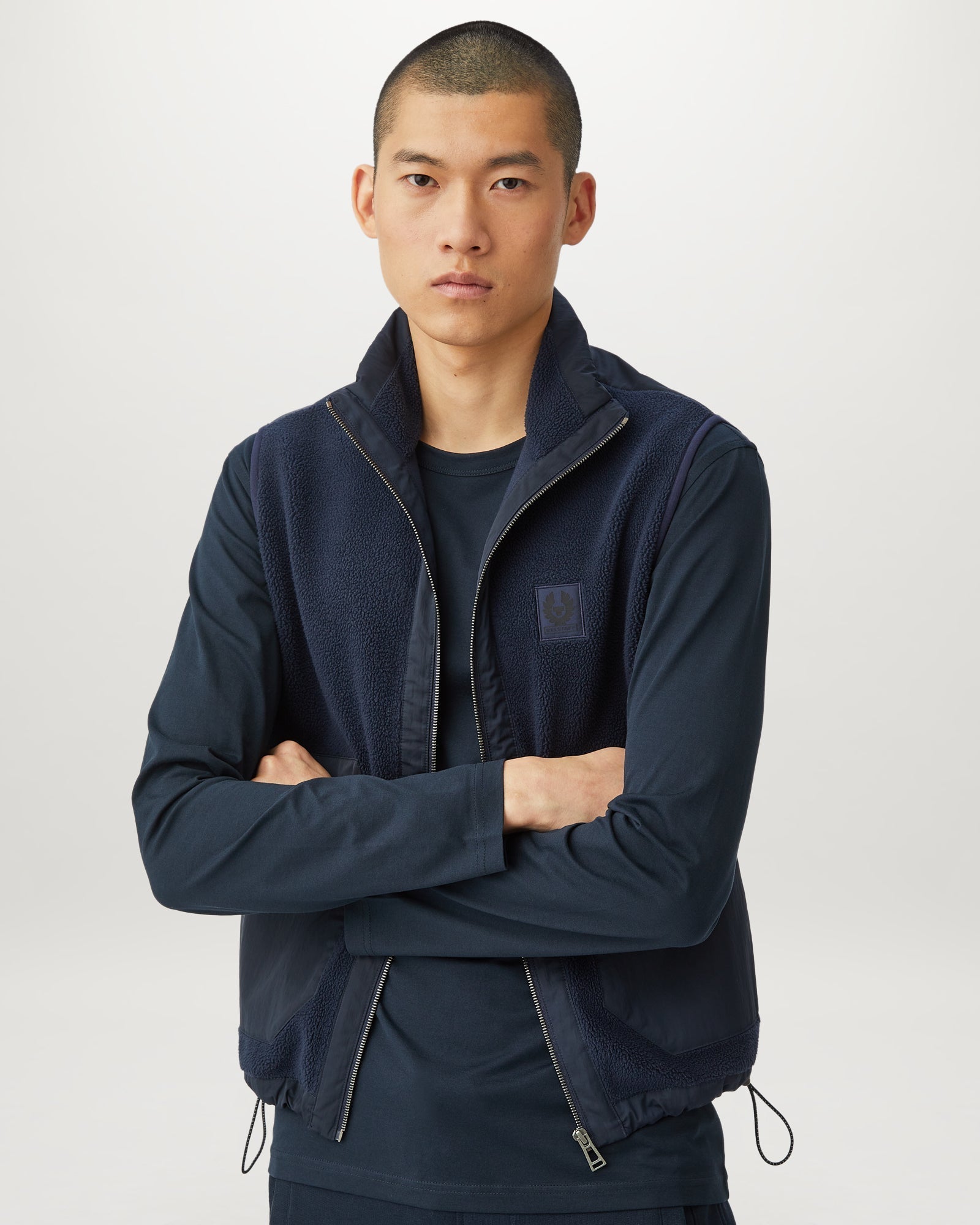 BELSTAFF LONG SLEEVED T-SHIRT - Dark Ink
