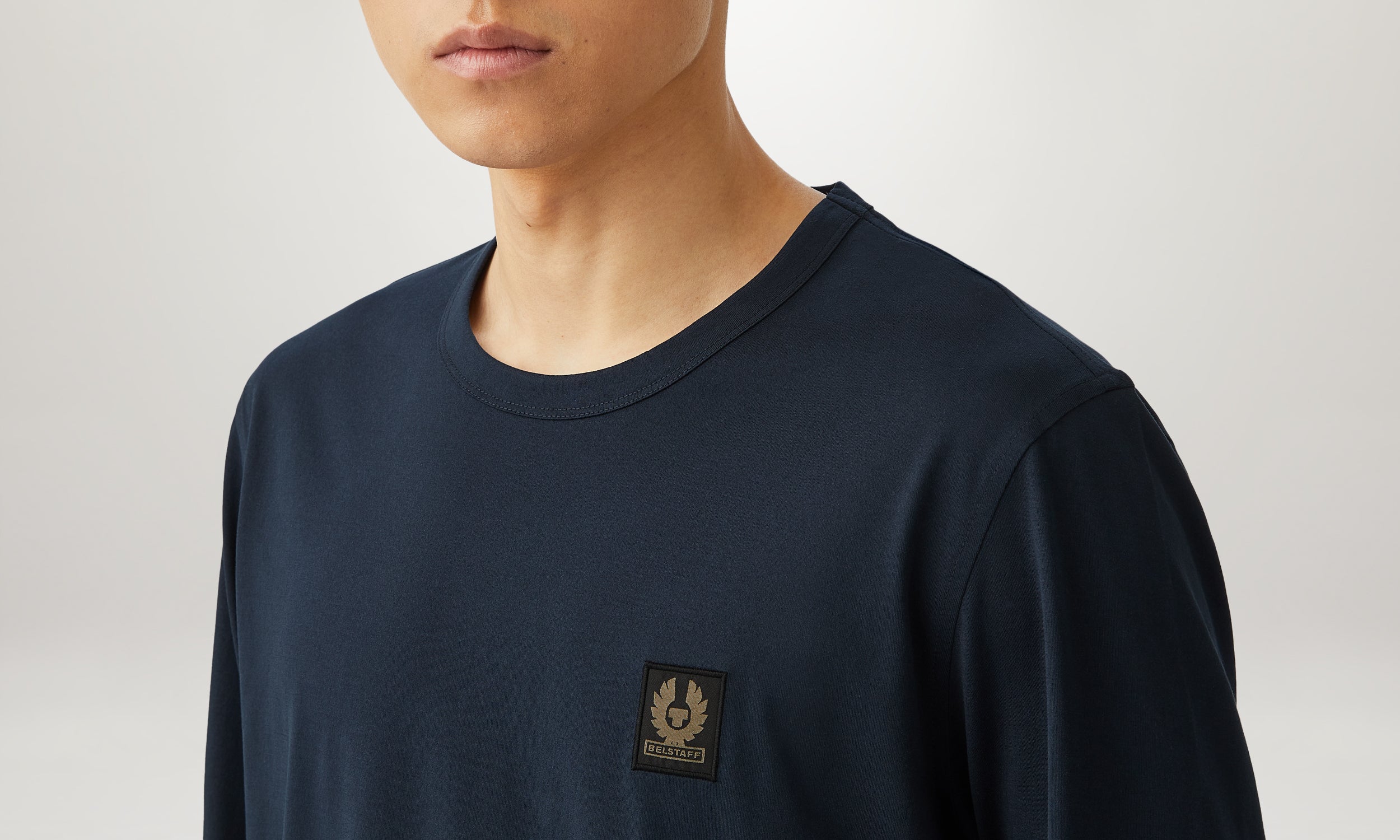 BELSTAFF LONG SLEEVED T-SHIRT - Dark Ink