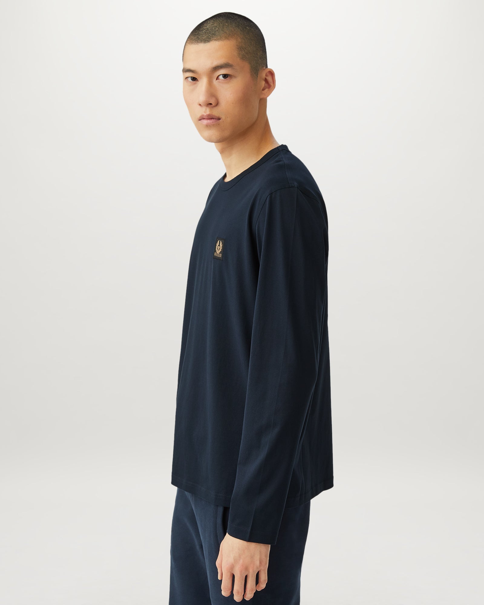 BELSTAFF LONG SLEEVED T-SHIRT - Dark Ink