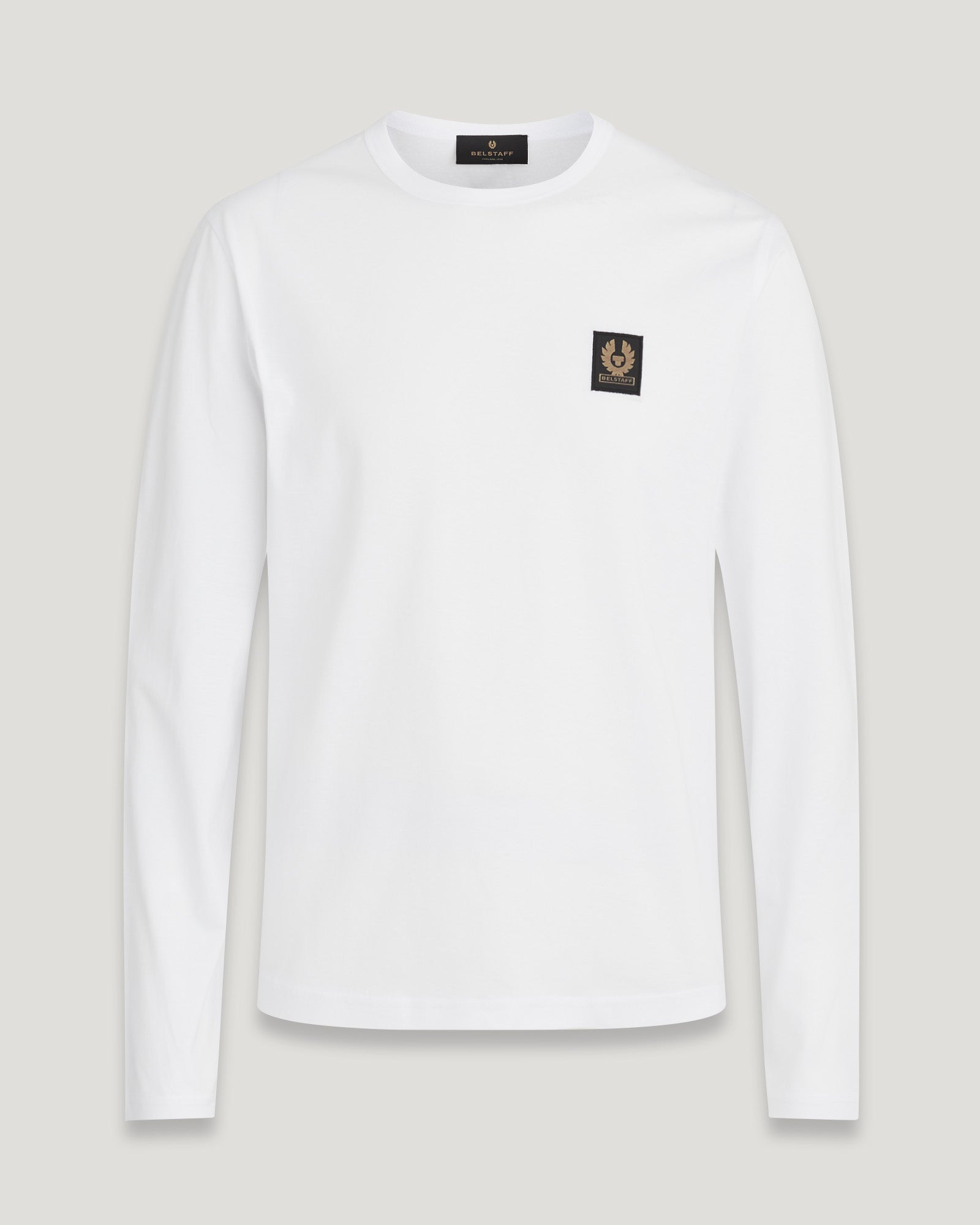 BELSTAFF LONG SLEEVED T-SHIRT - White
