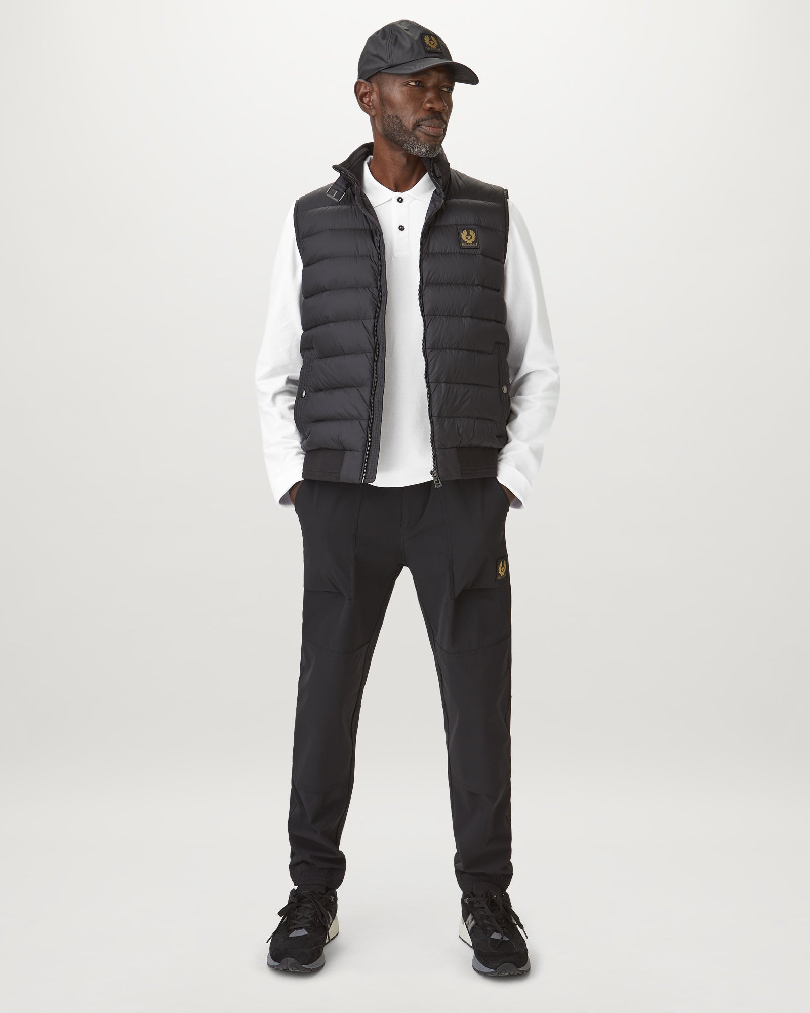 POLO A MANICHE LUNGHE BELSTAFF - Bianco