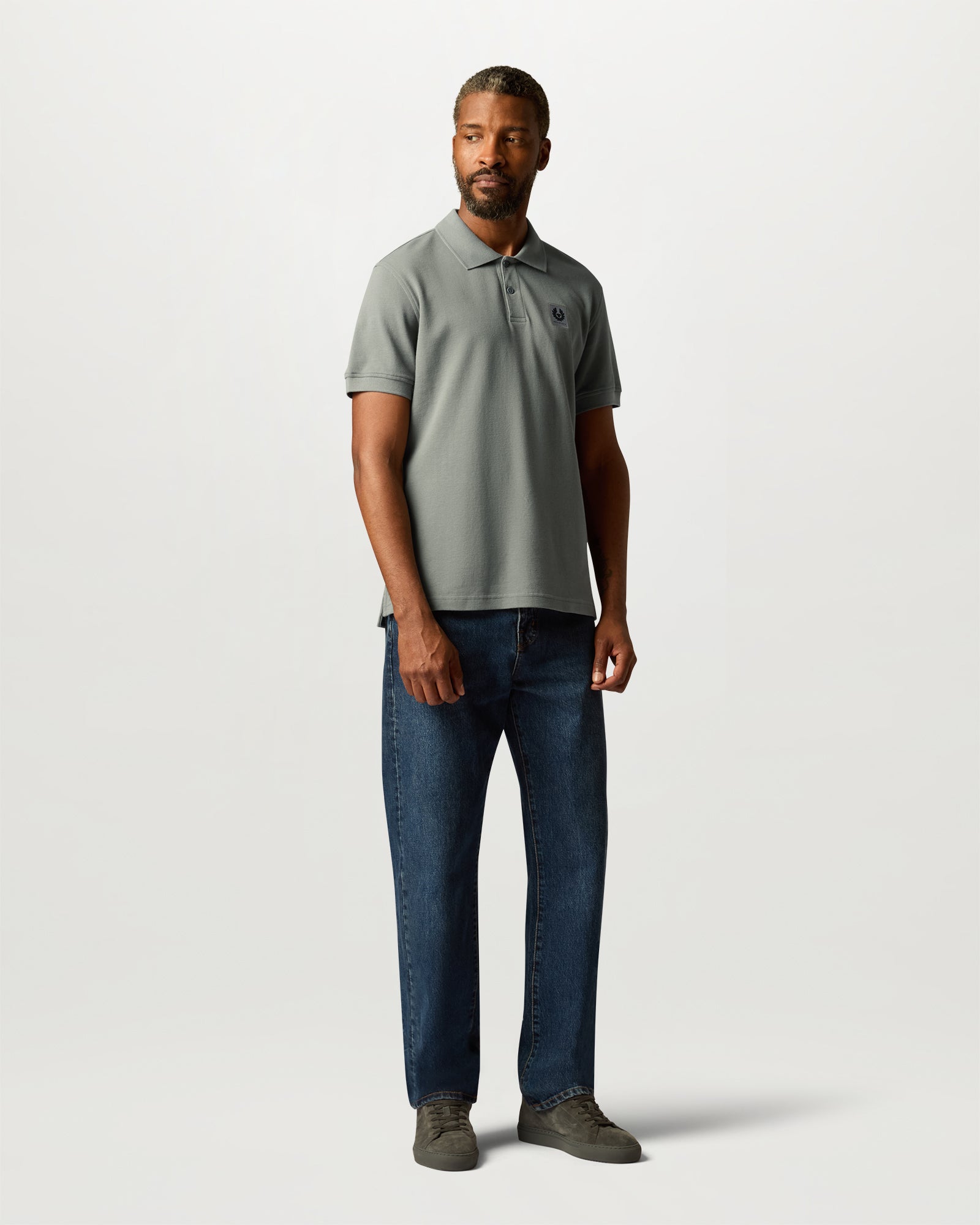BELSTAFF POLO - Atlantic Grey