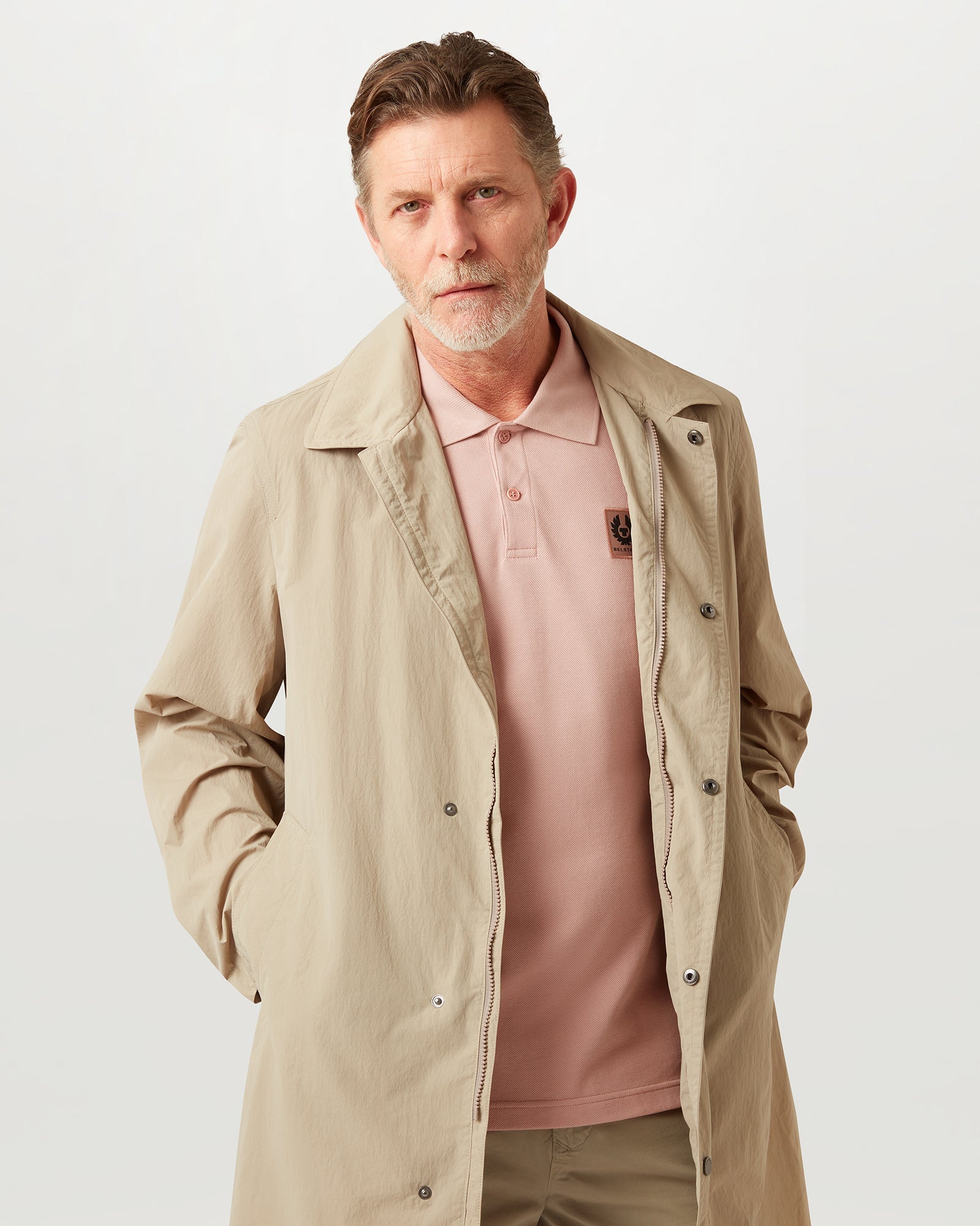 BELSTAFF POLO - Dusk Pink