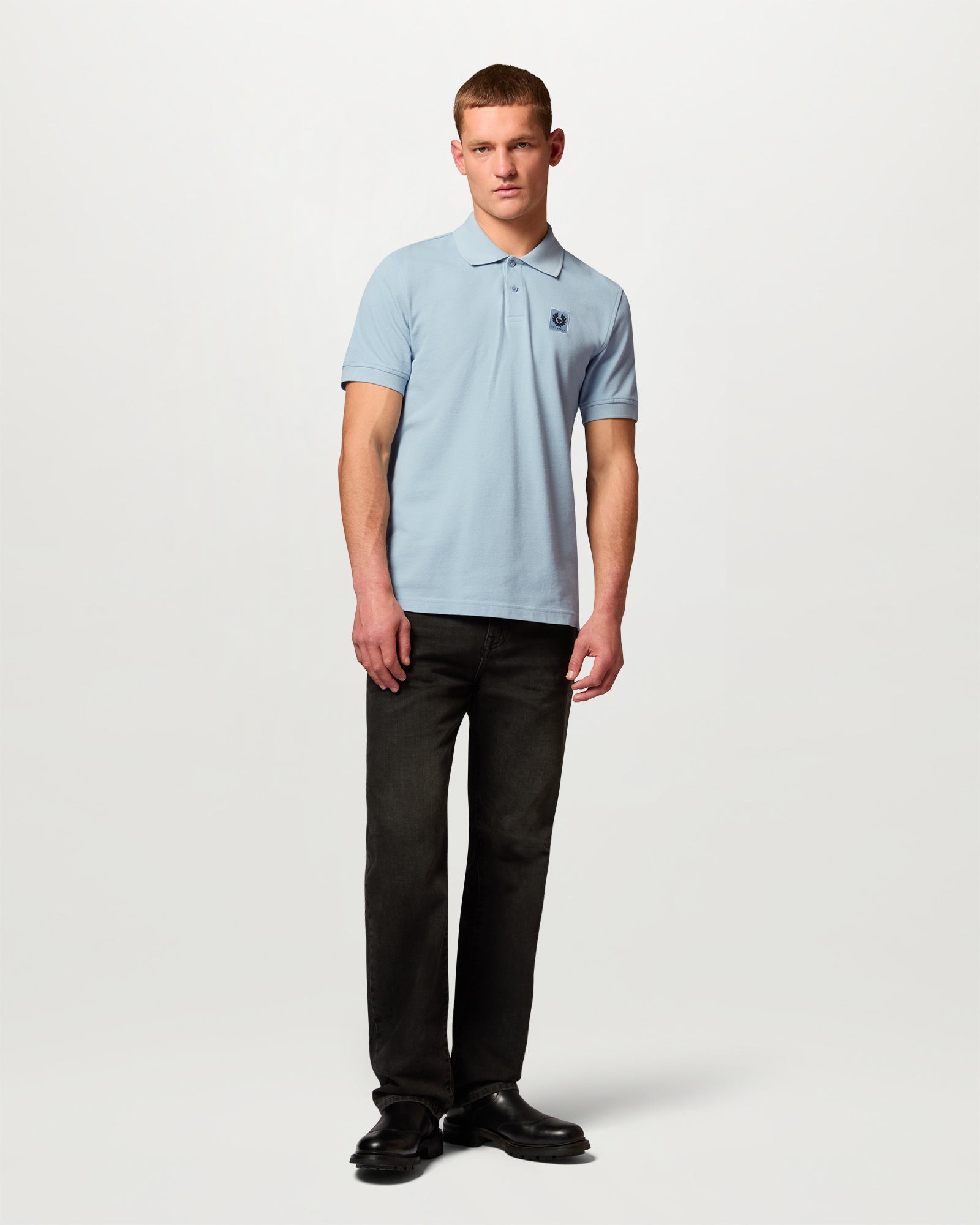 BELSTAFF POLO - Mist Blue