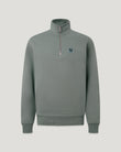 BELSTAFF QUARTER ZIP SWEATSHIRT
