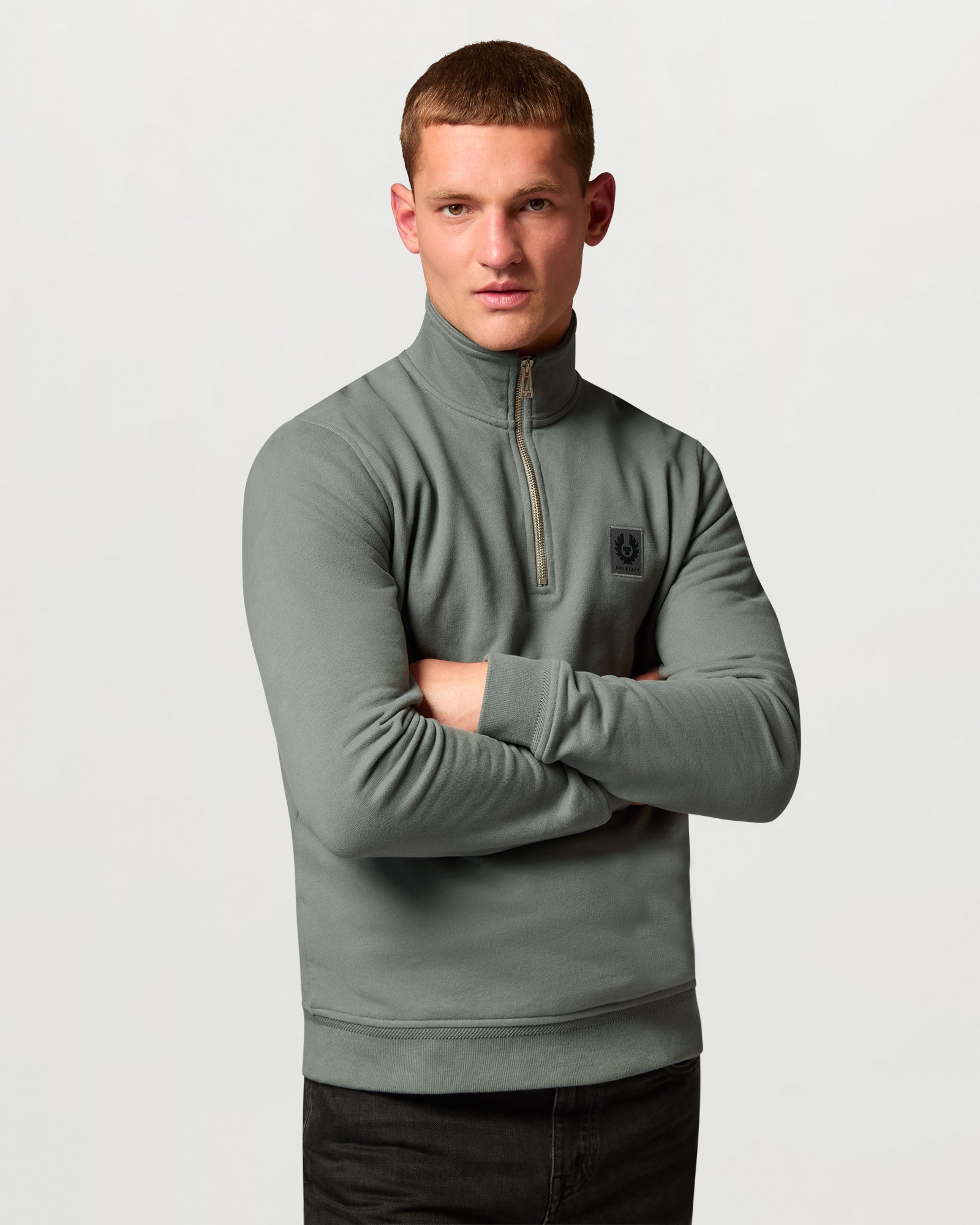 トップス BELVET BELSTAFF QUARTER ZIP SWEATSHIRT – Belstaff.com