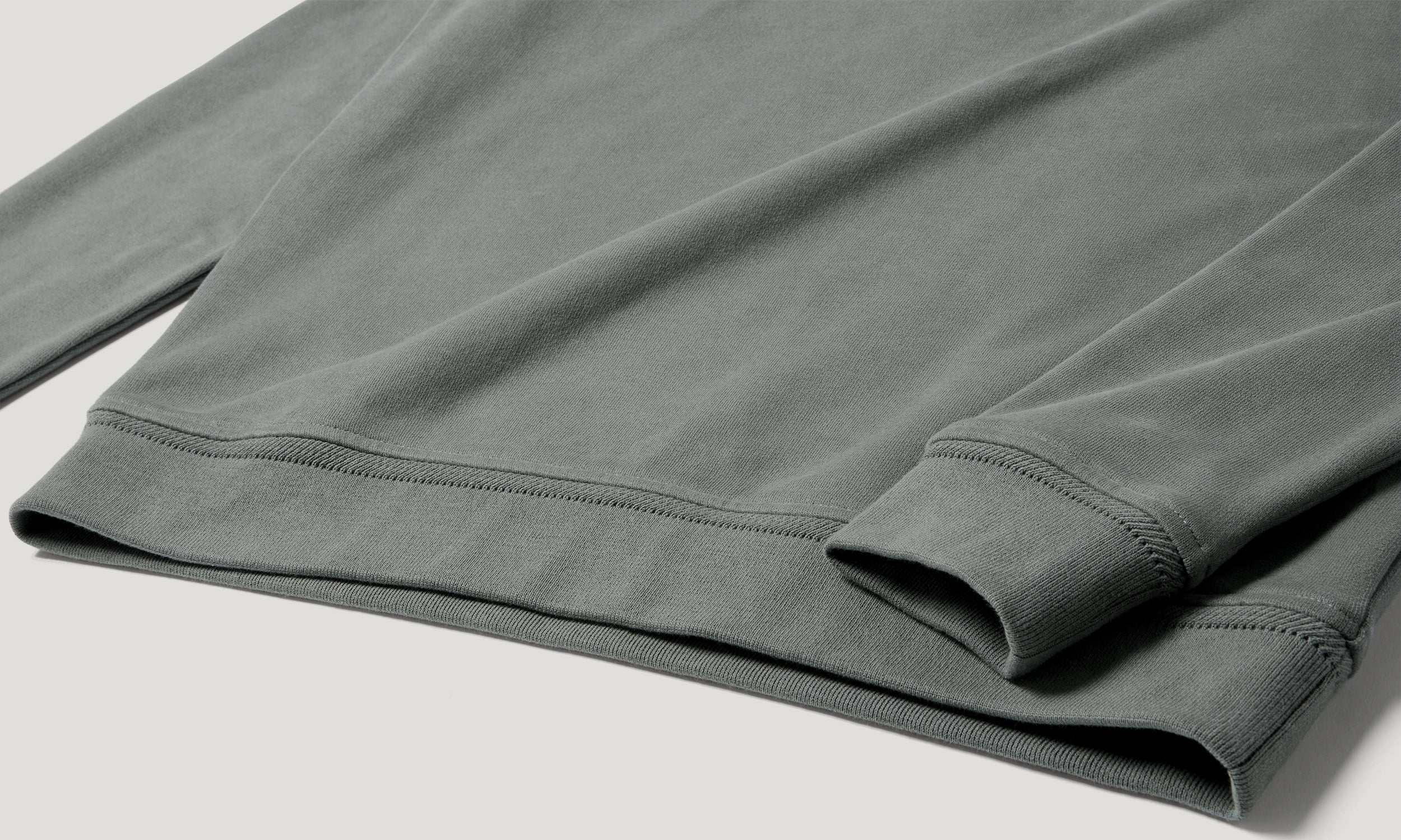 BELSTAFF QUARTER ZIP SWEATSHIRT - Atlantic Grey