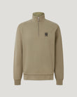 BELSTAFF QUARTER ZIP SWEATSHIRT