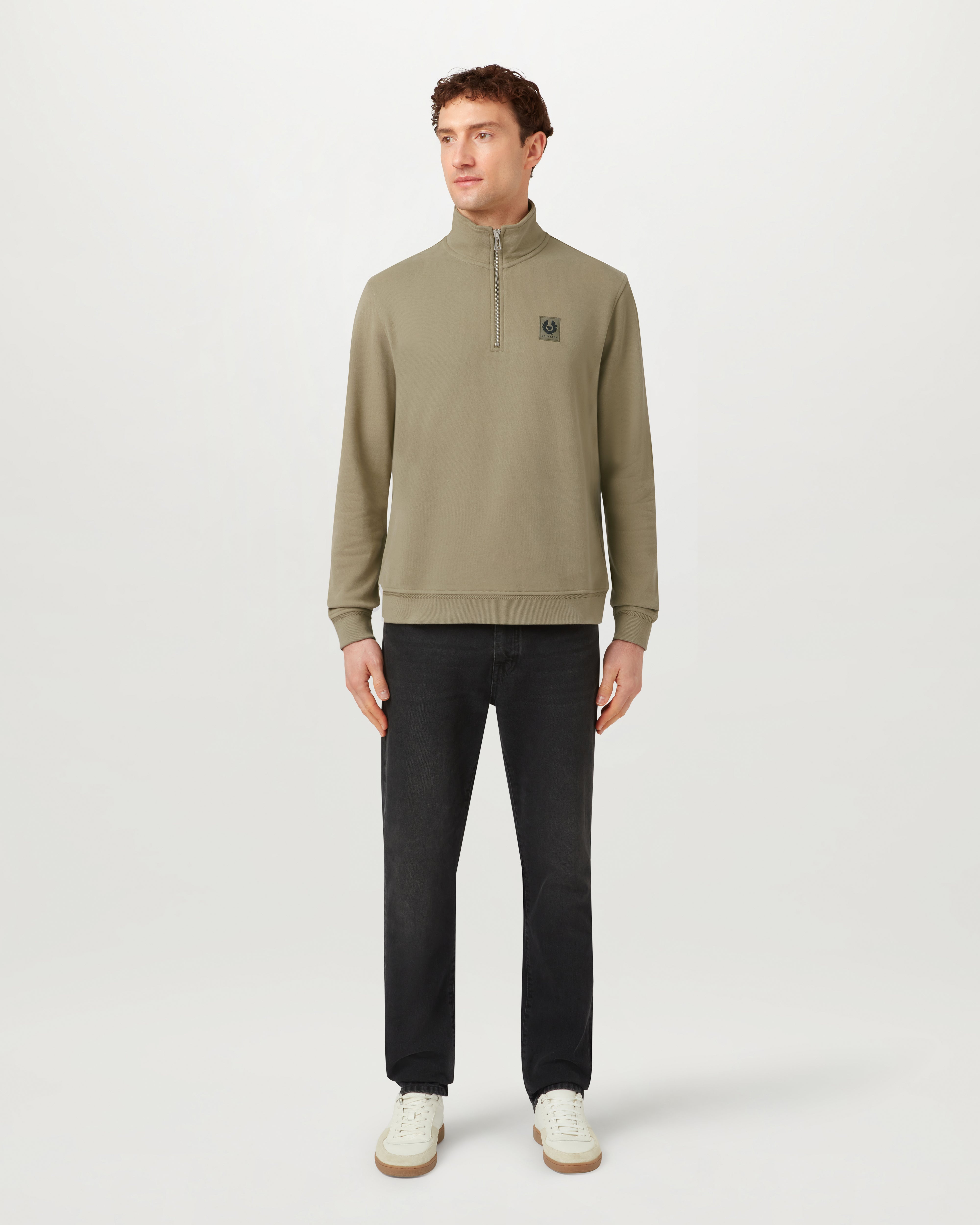 BETOUPE☆エコペットツイルW-ZIPブルゾン BELSTAFF QUARTER ZIP SWEATSHIRT – Belstaff.com