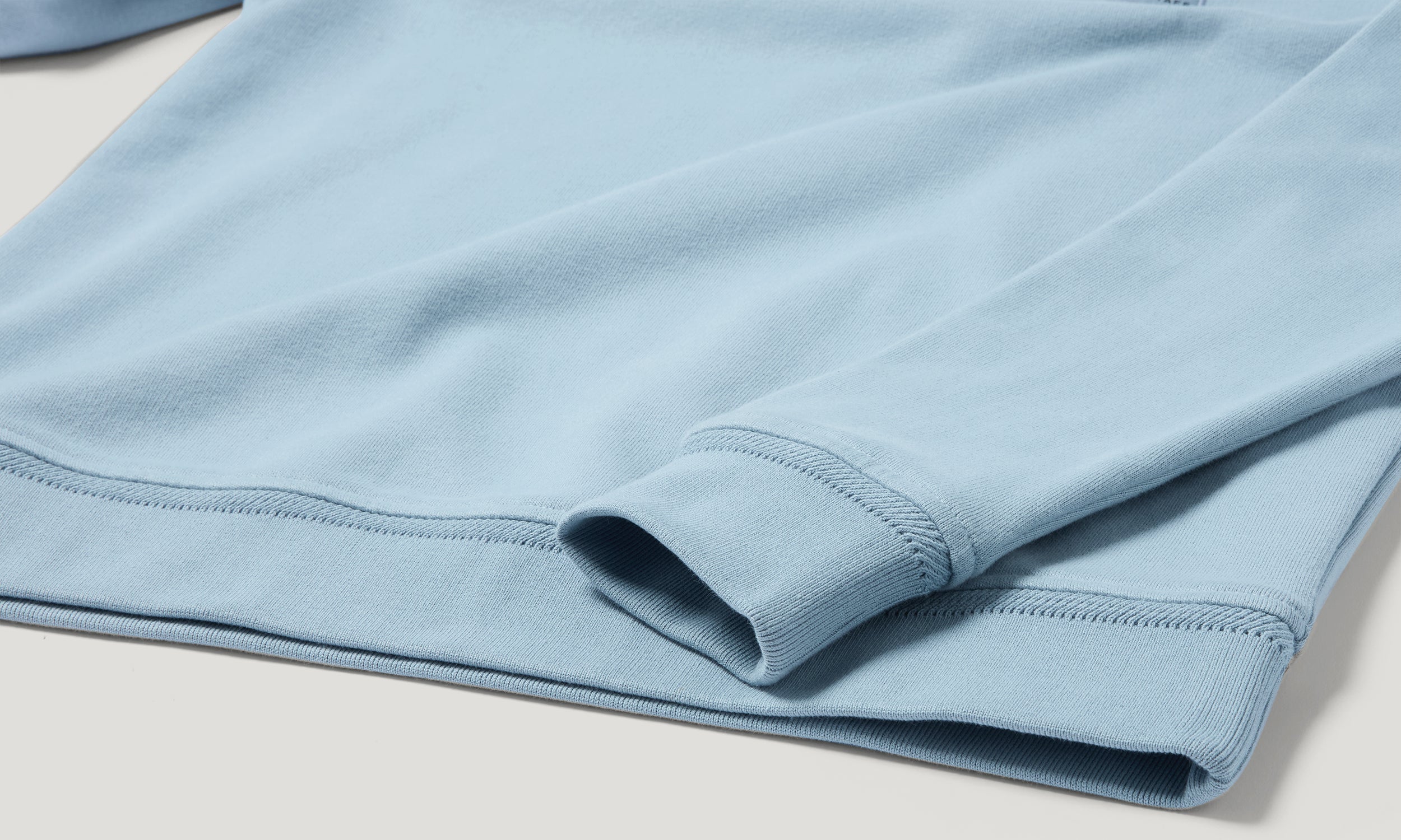 BELSTAFF QUARTER ZIP SWEATSHIRT - Mist Blue