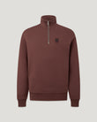 SUDADERA BELSTAFF CON CREMALLERA DE UN CUARTO
