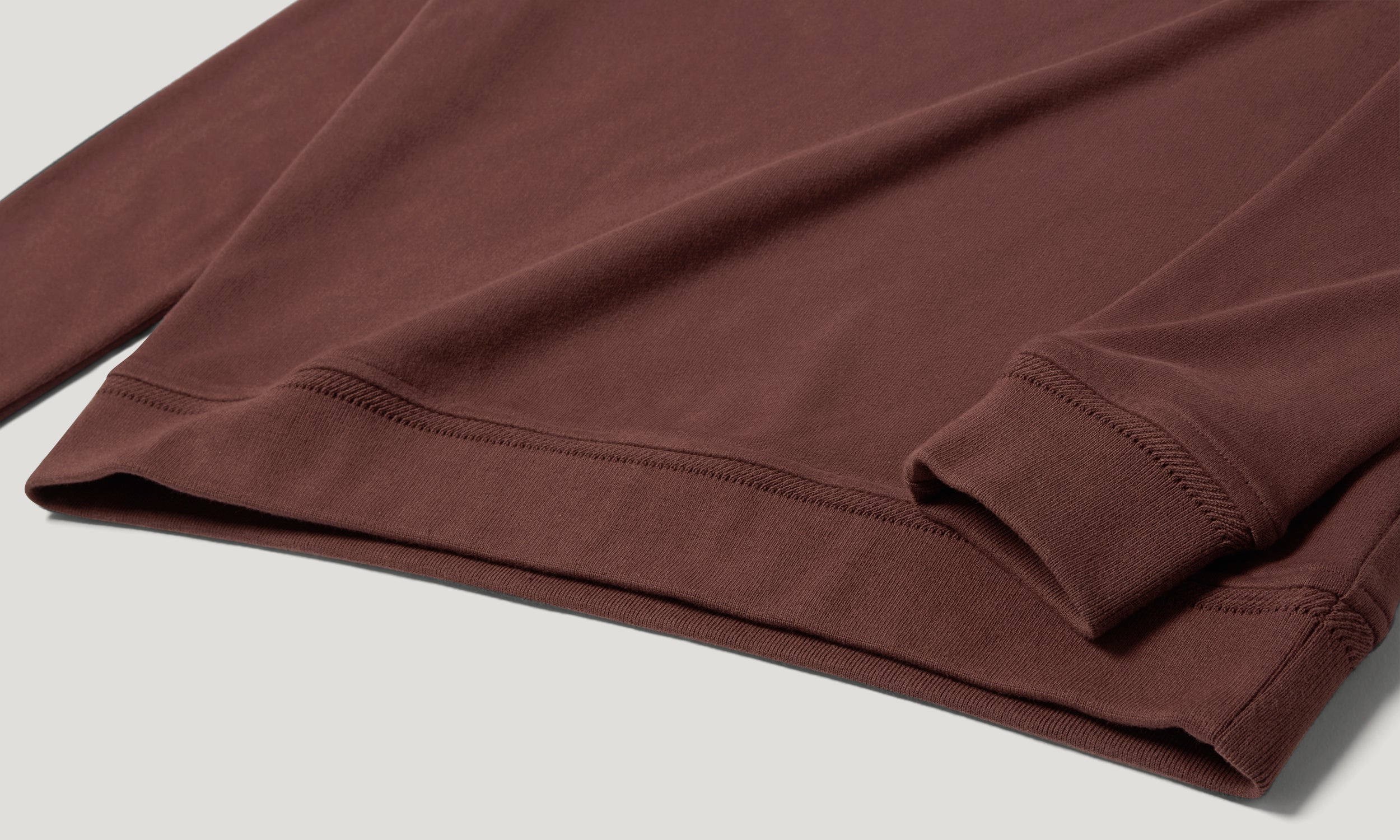 BELSTAFF QUARTER ZIP SWEATSHIRT - Oxblood