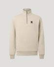 SUDADERA BELSTAFF CON CREMALLERA DE UN CUARTO