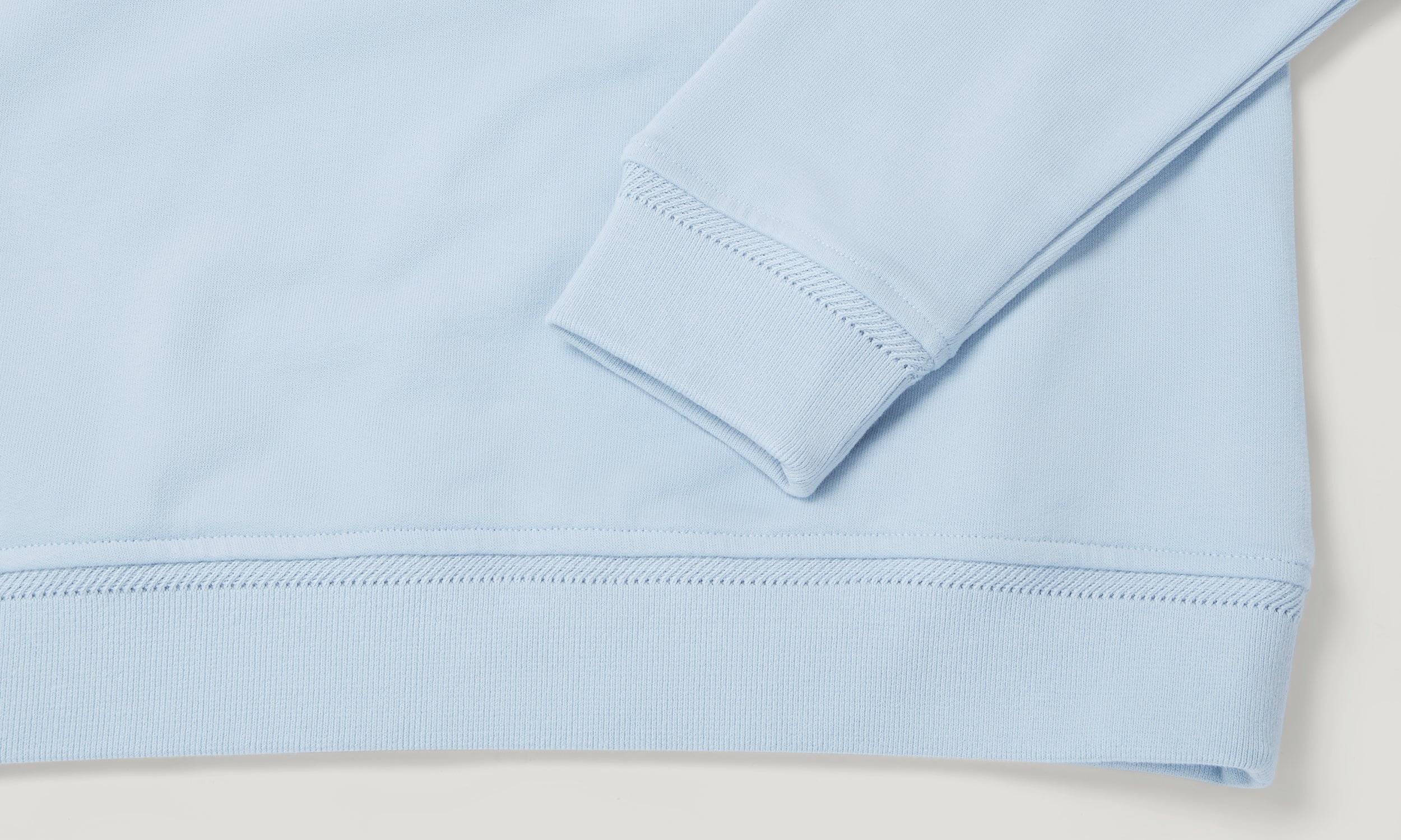 BELSTAFF QUARTER ZIP SWEATSHIRT - Sky Blue