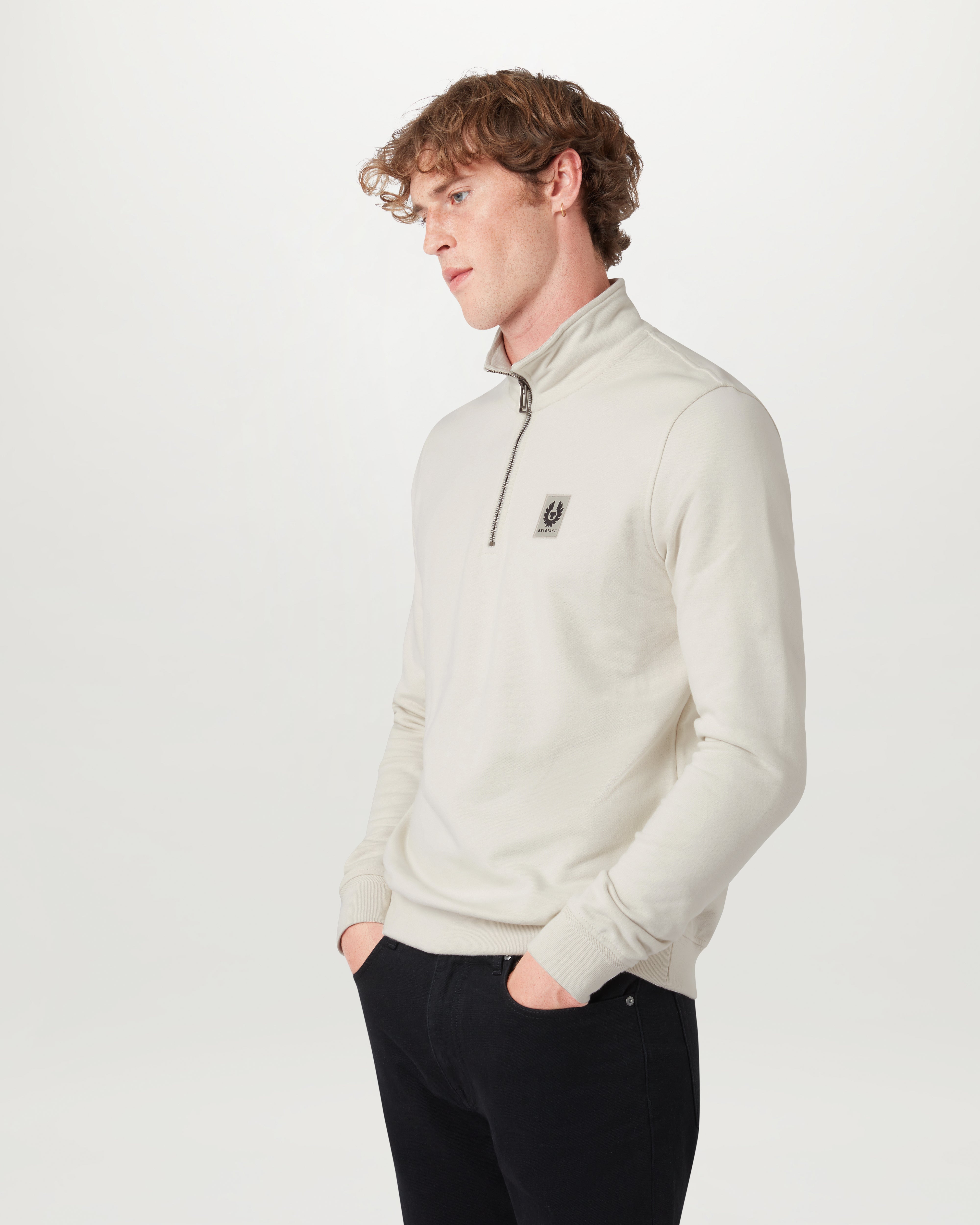 BELSTAFF QUARTER ZIP SWEATSHIRT – Belstaff.com