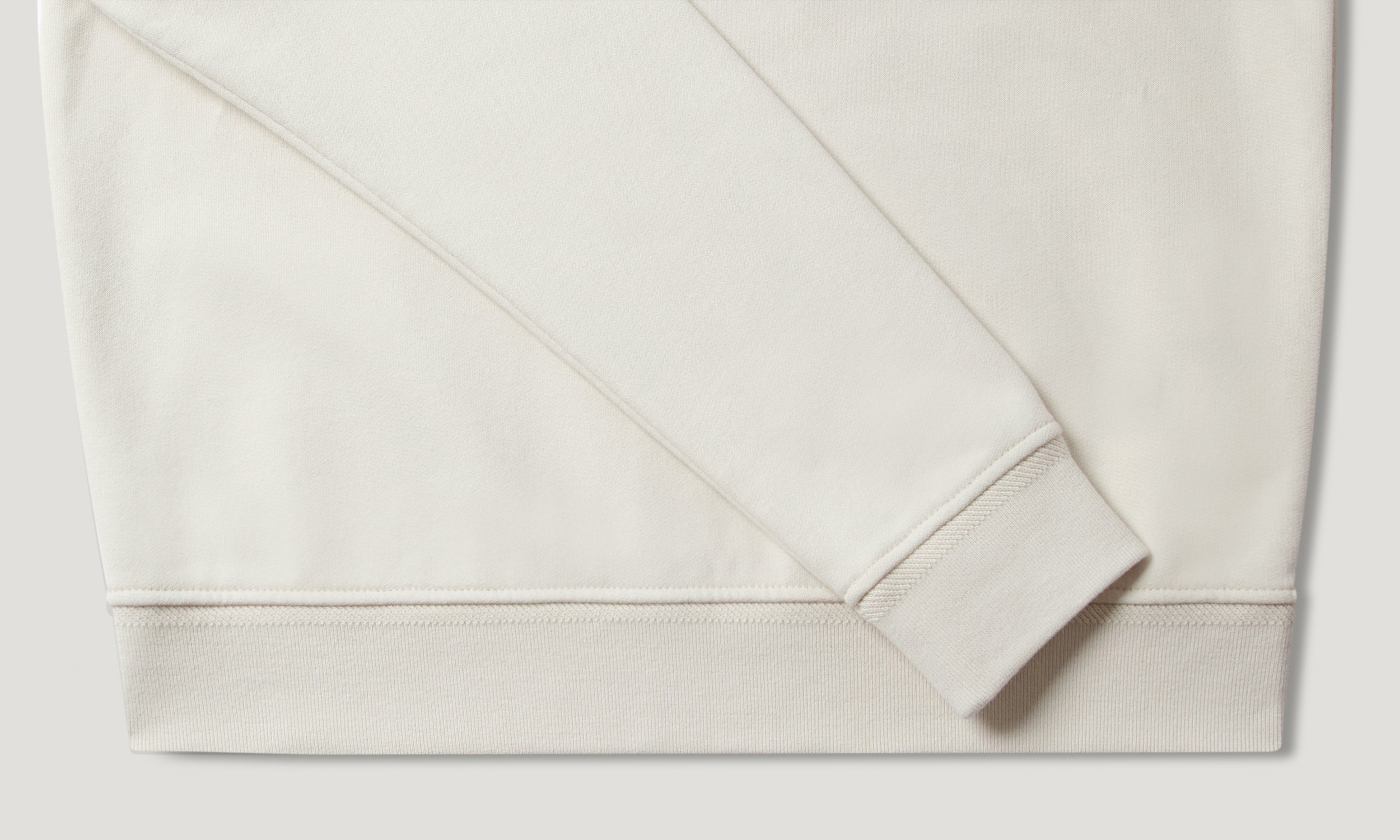 BELSTAFF QUARTER ZIP SWEATSHIRT - Silver Birch