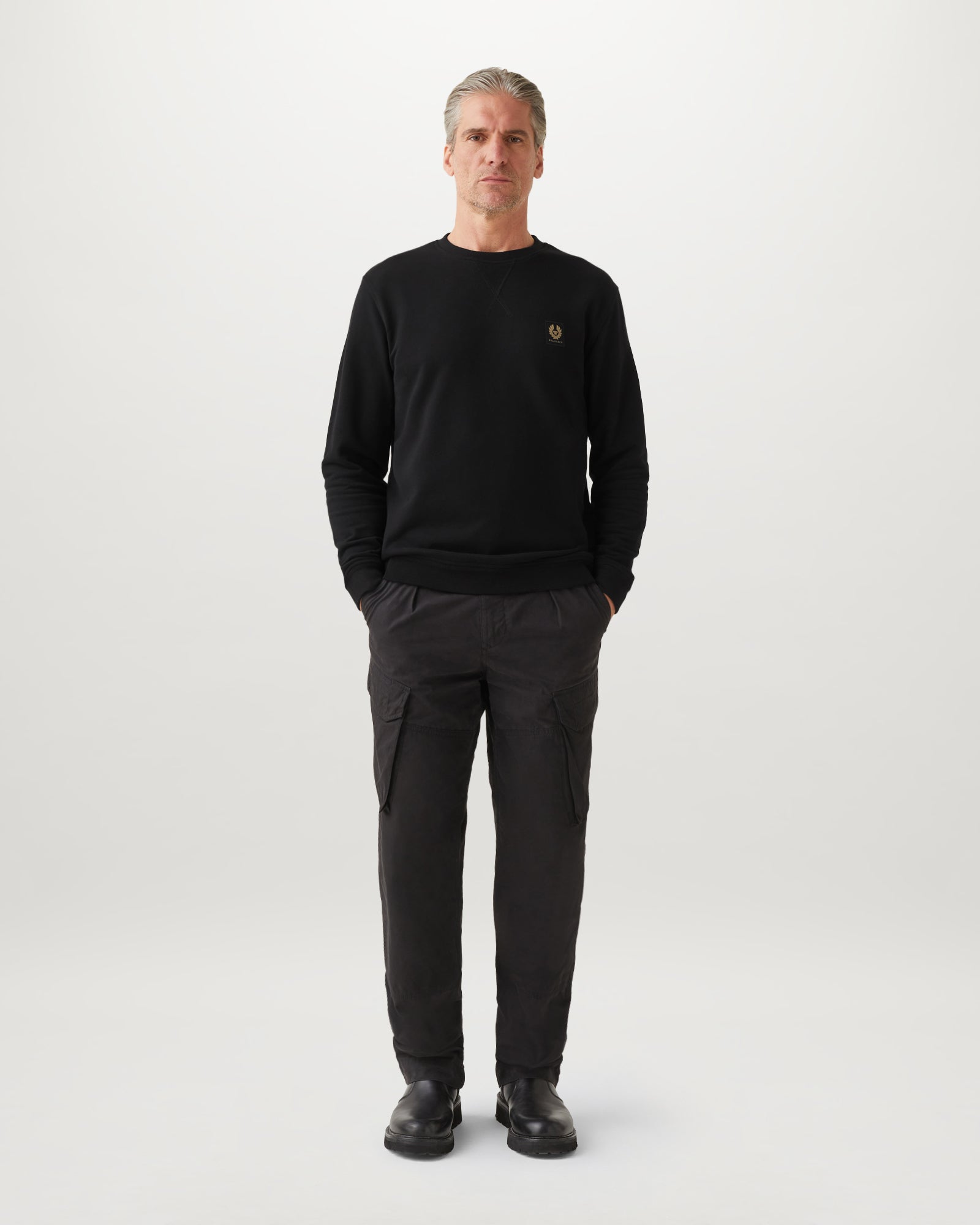 BELSTAFF SWEATSHIRT - Black