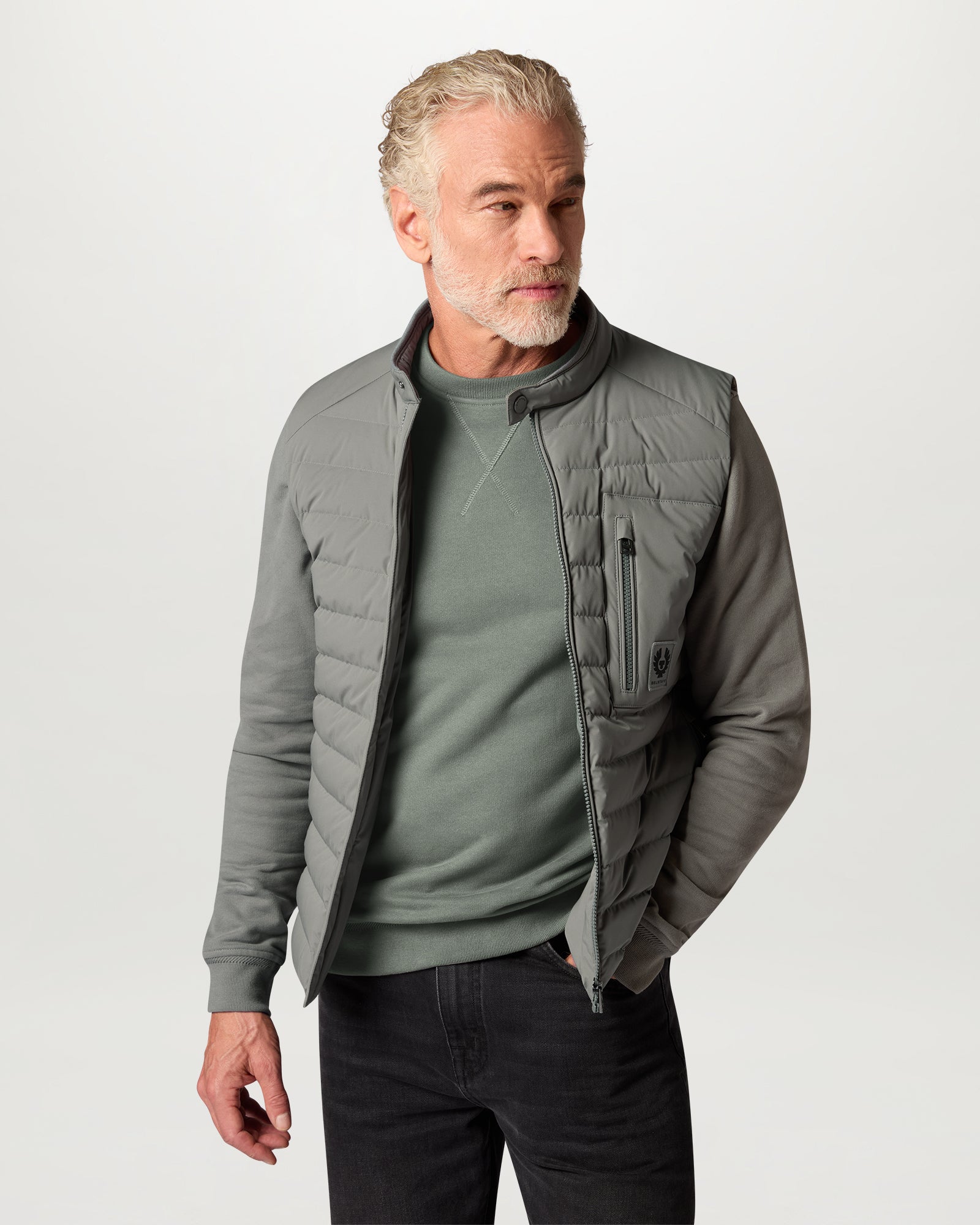 BELSTAFF SWEATSHIRT - Atlantic Grey