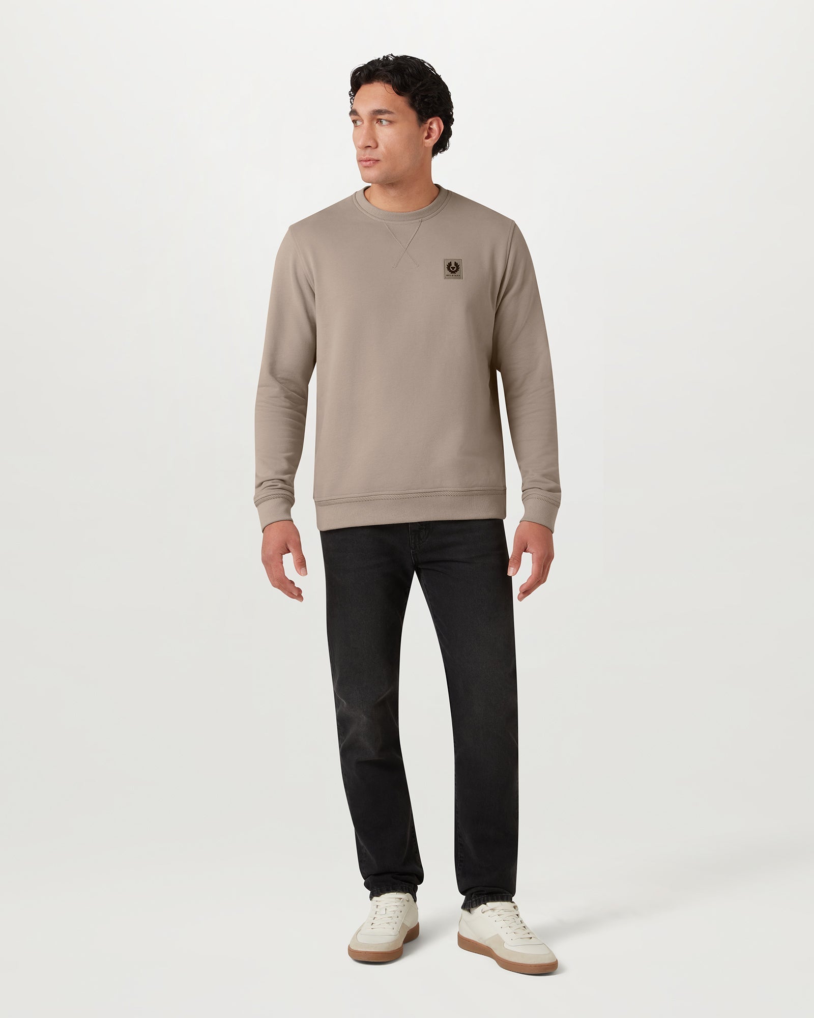 BELSTAFF SWEATSHIRT - Dunkler Sand