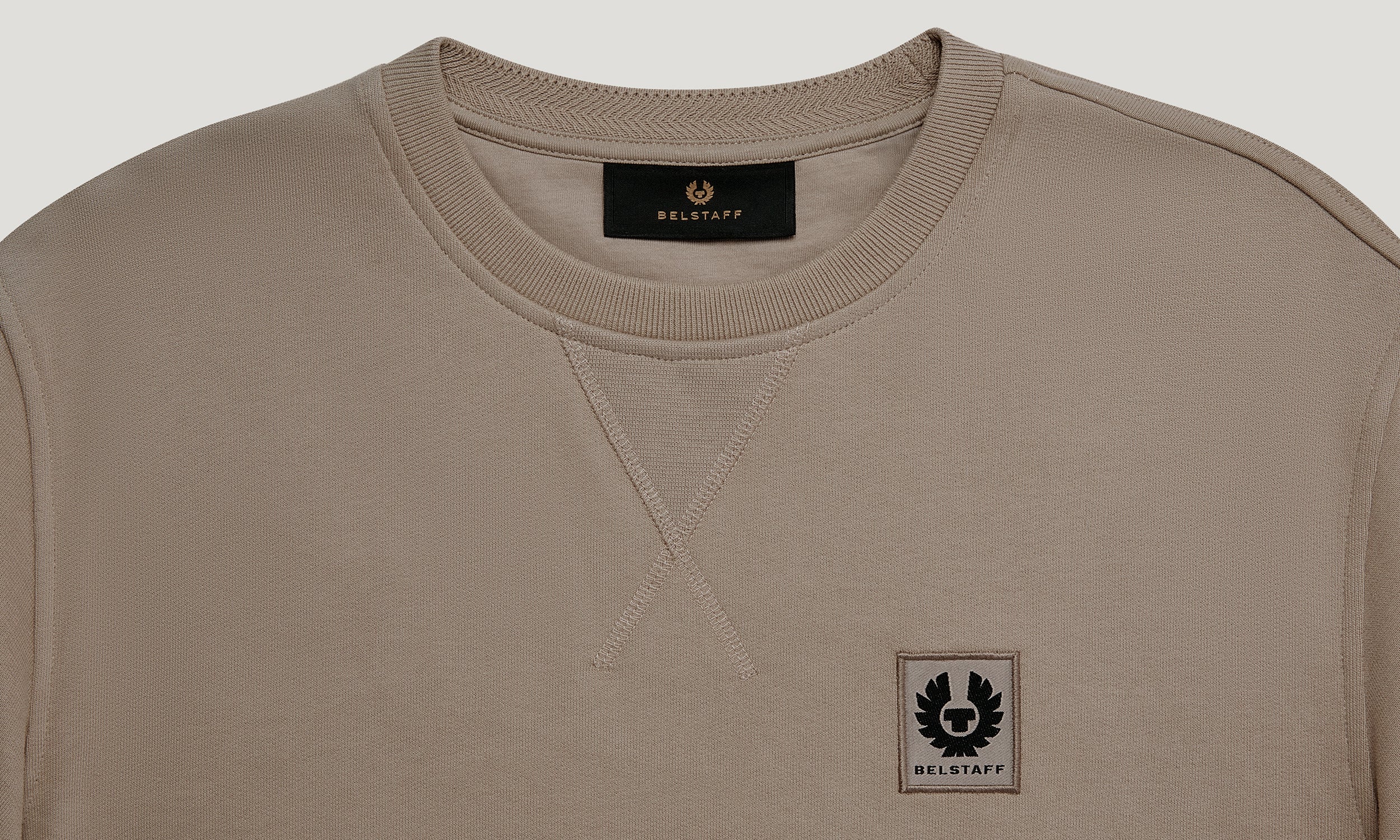 BELSTAFF SWEATSHIRT - Dunkler Sand