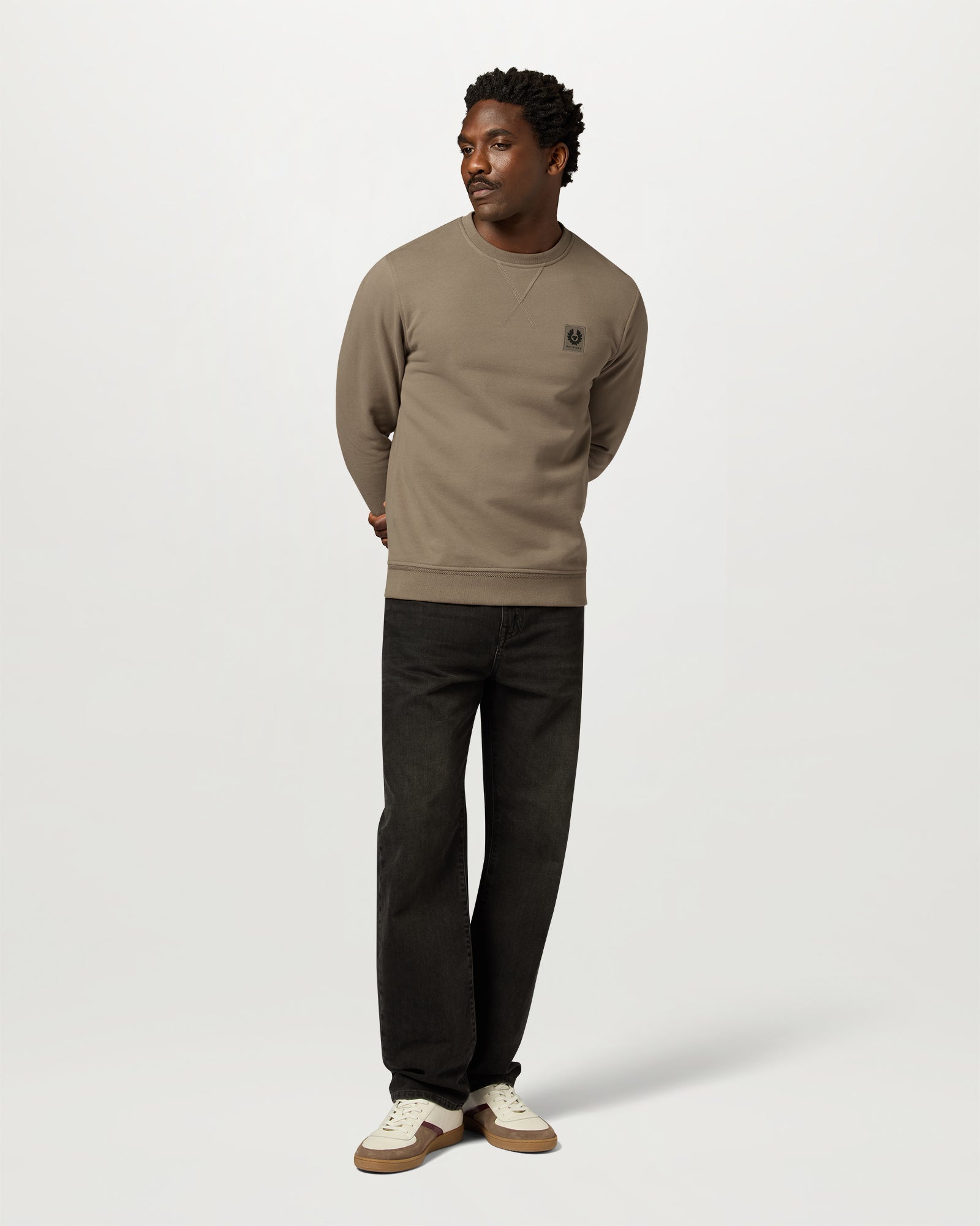 BELSTAFF SWEATSHIRT - Dusty Taupe