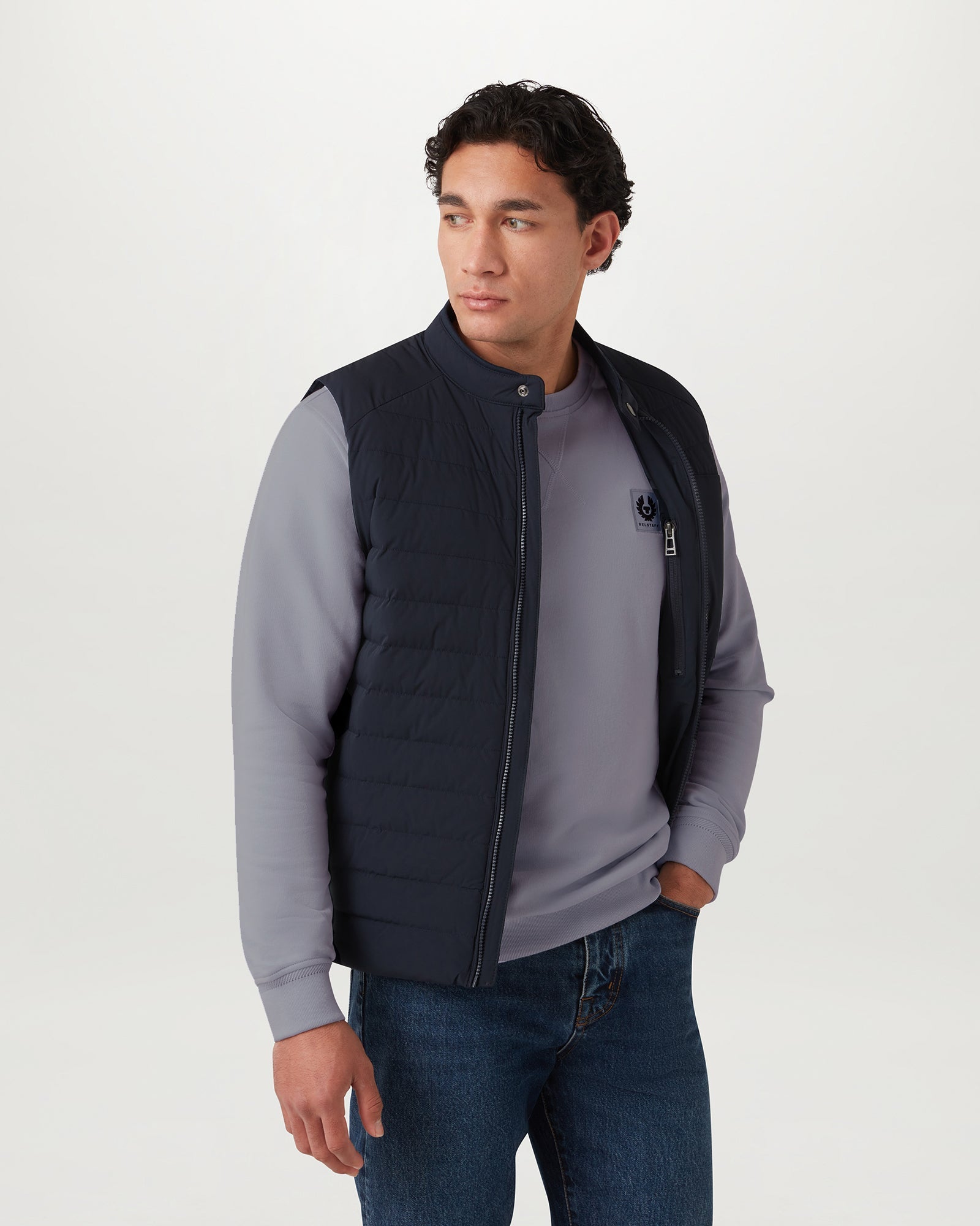 BELSTAFF SWEATSHIRT - Faded Indigo
