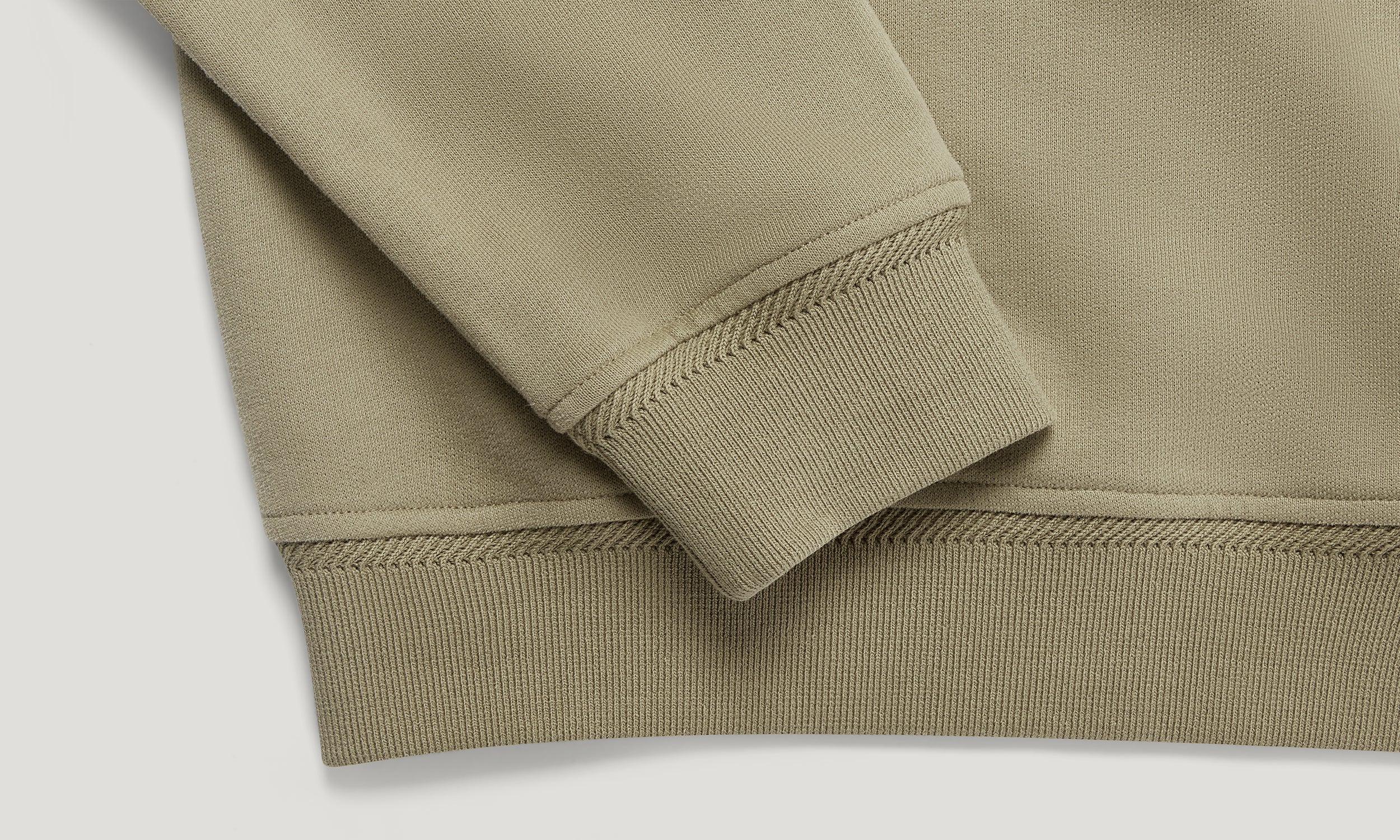 SUDADERA BELSTAFF - Verde militar