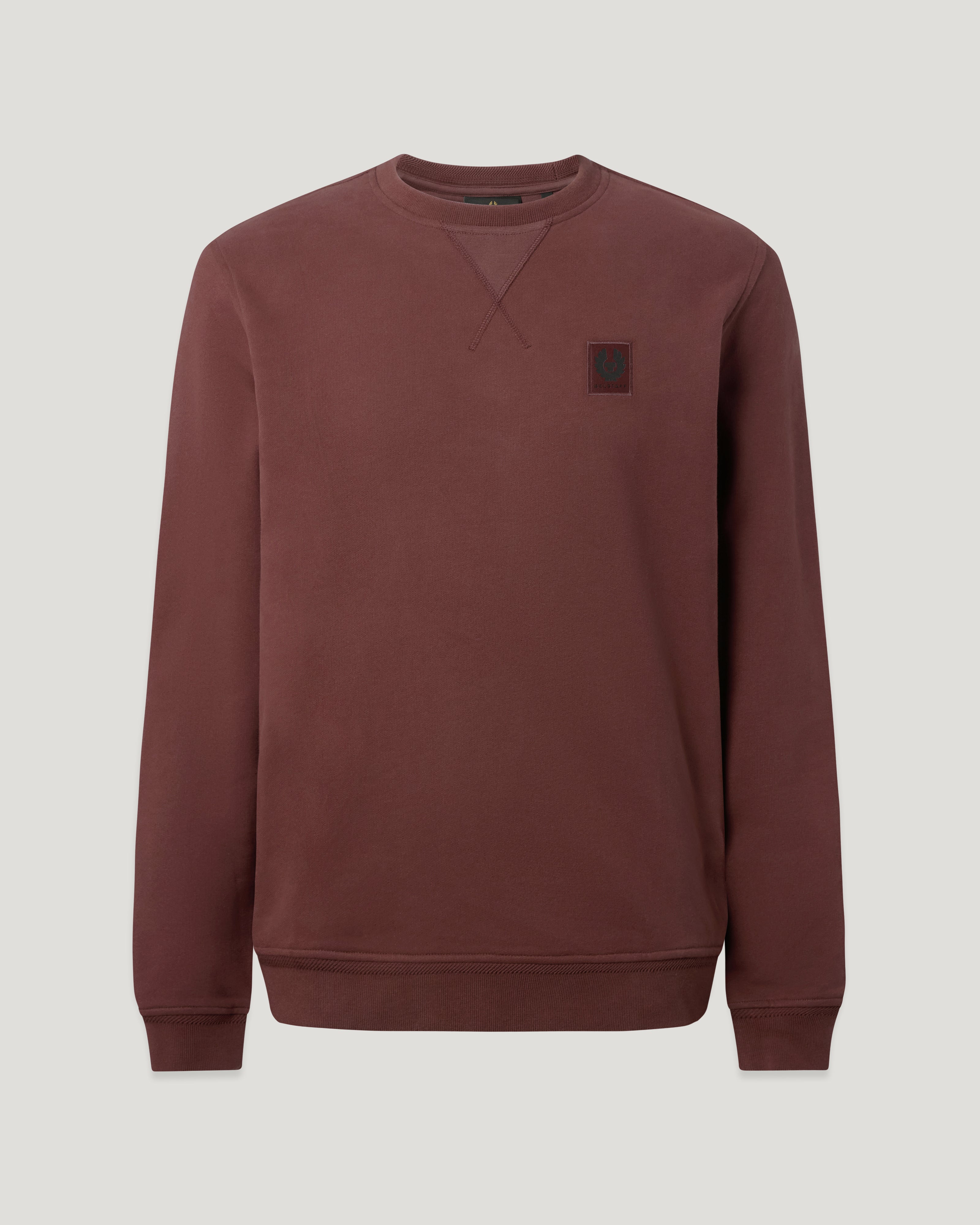 BELSTAFF SWEATSHIRT - Oxblood