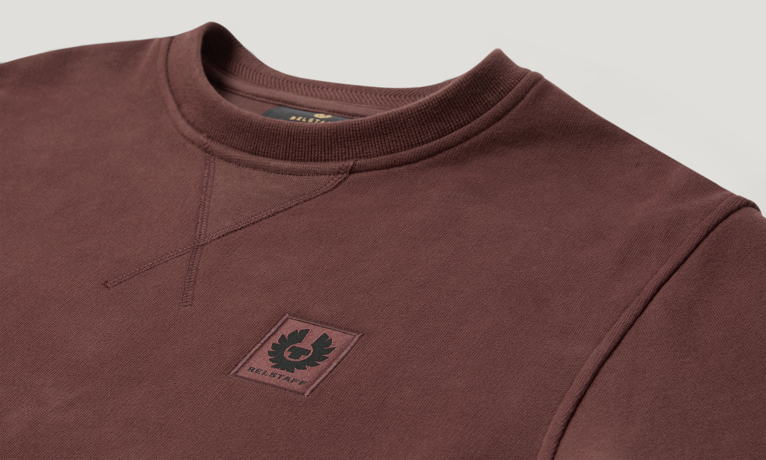 BELSTAFF SWEATSHIRT - Oxblood