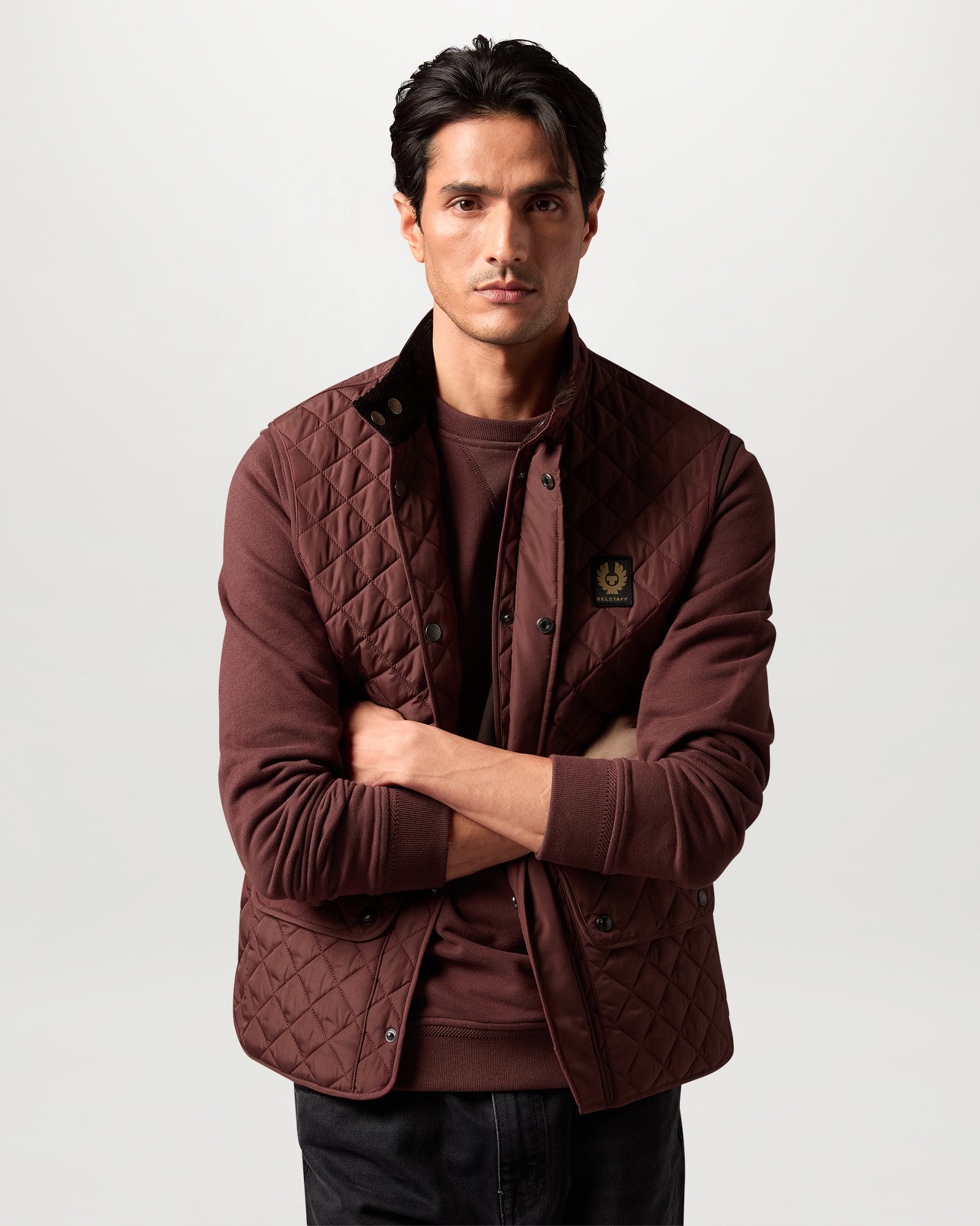 BELSTAFF SWEATSHIRT - Oxblood