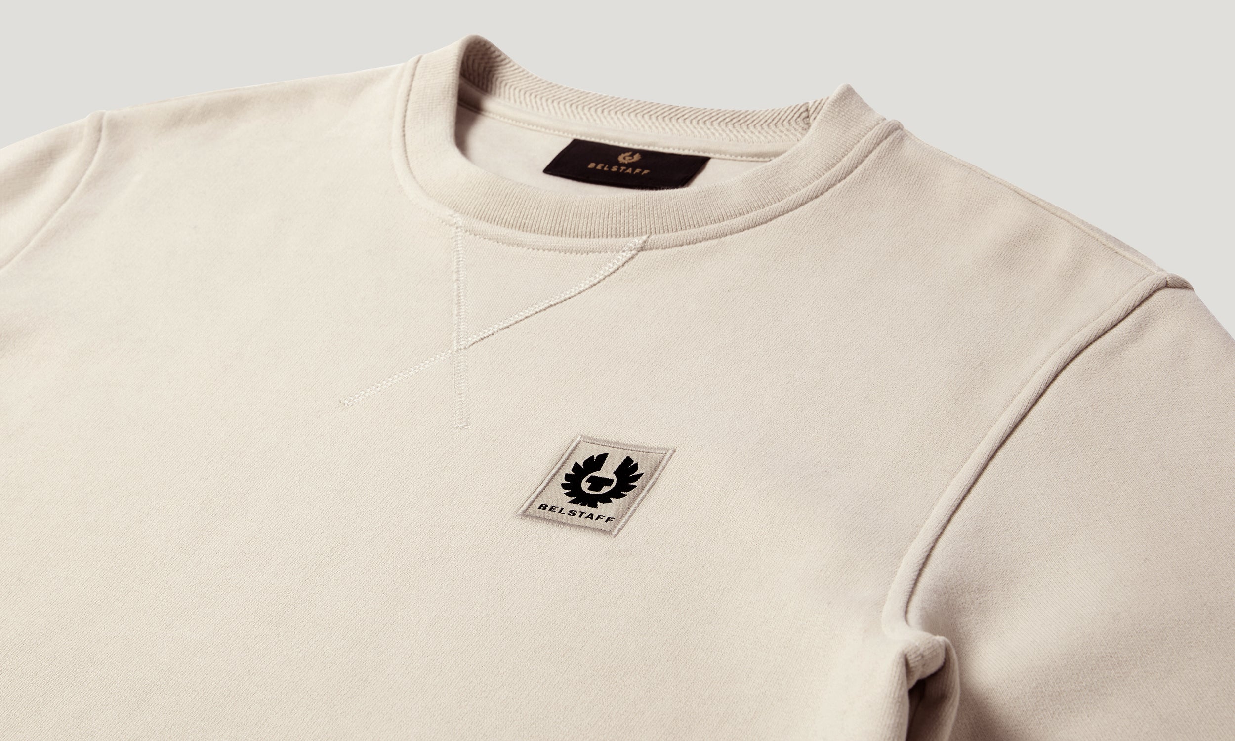 BELSTAFF SWEATSHIRT - Pale Stone