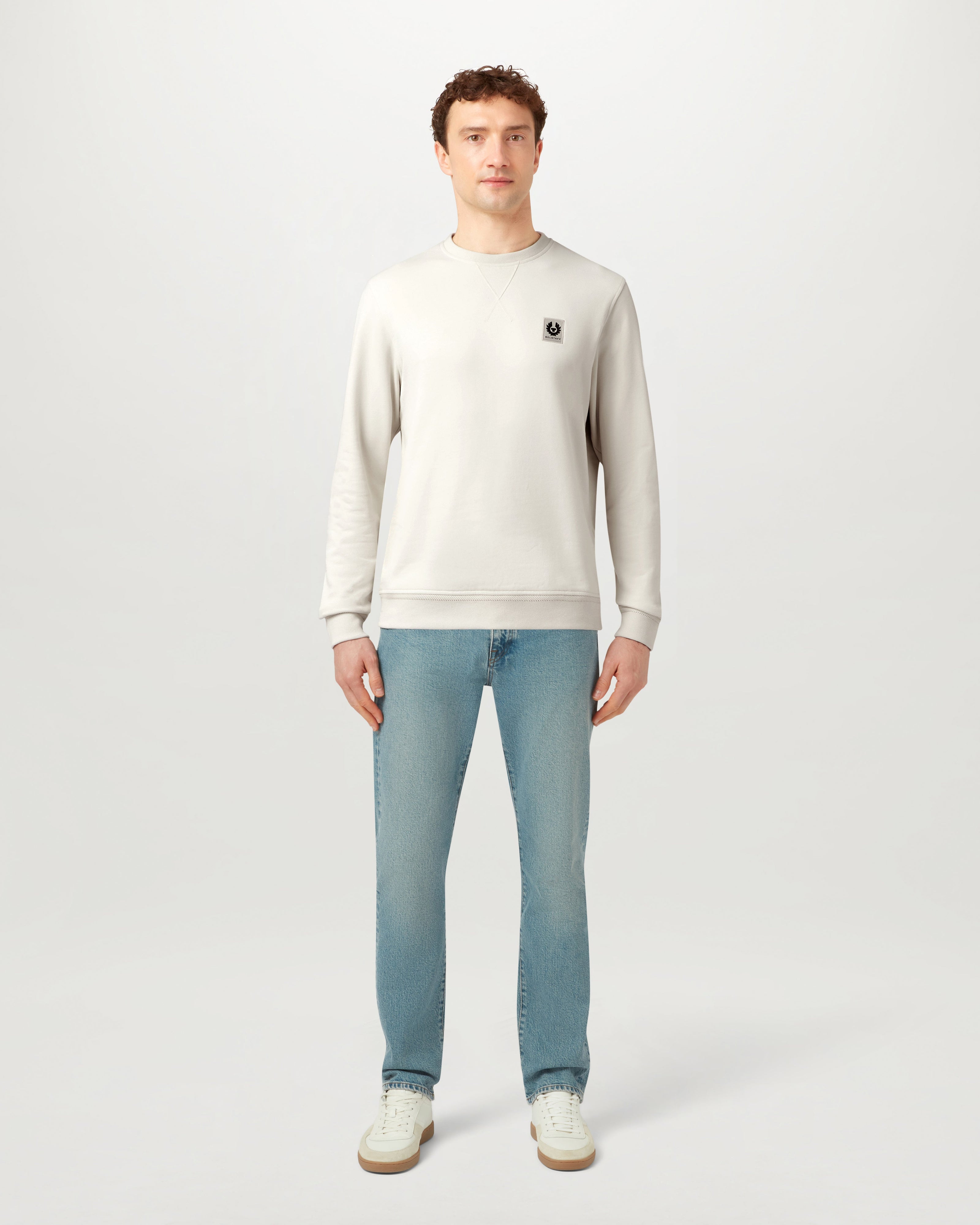 BELSTAFF SWEATSHIRT - Silver Birch