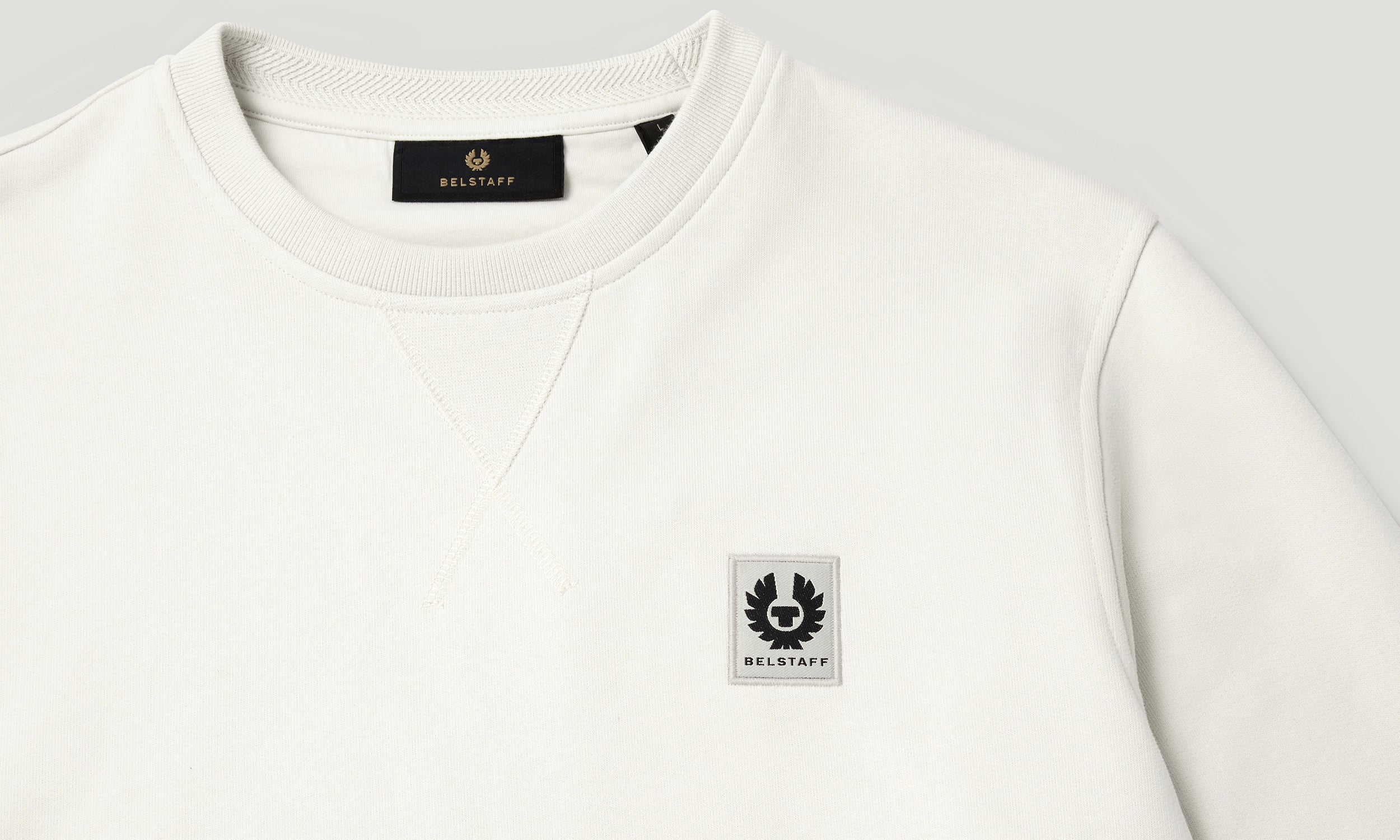 BELSTAFF SWEATSHIRT - Silver Birch