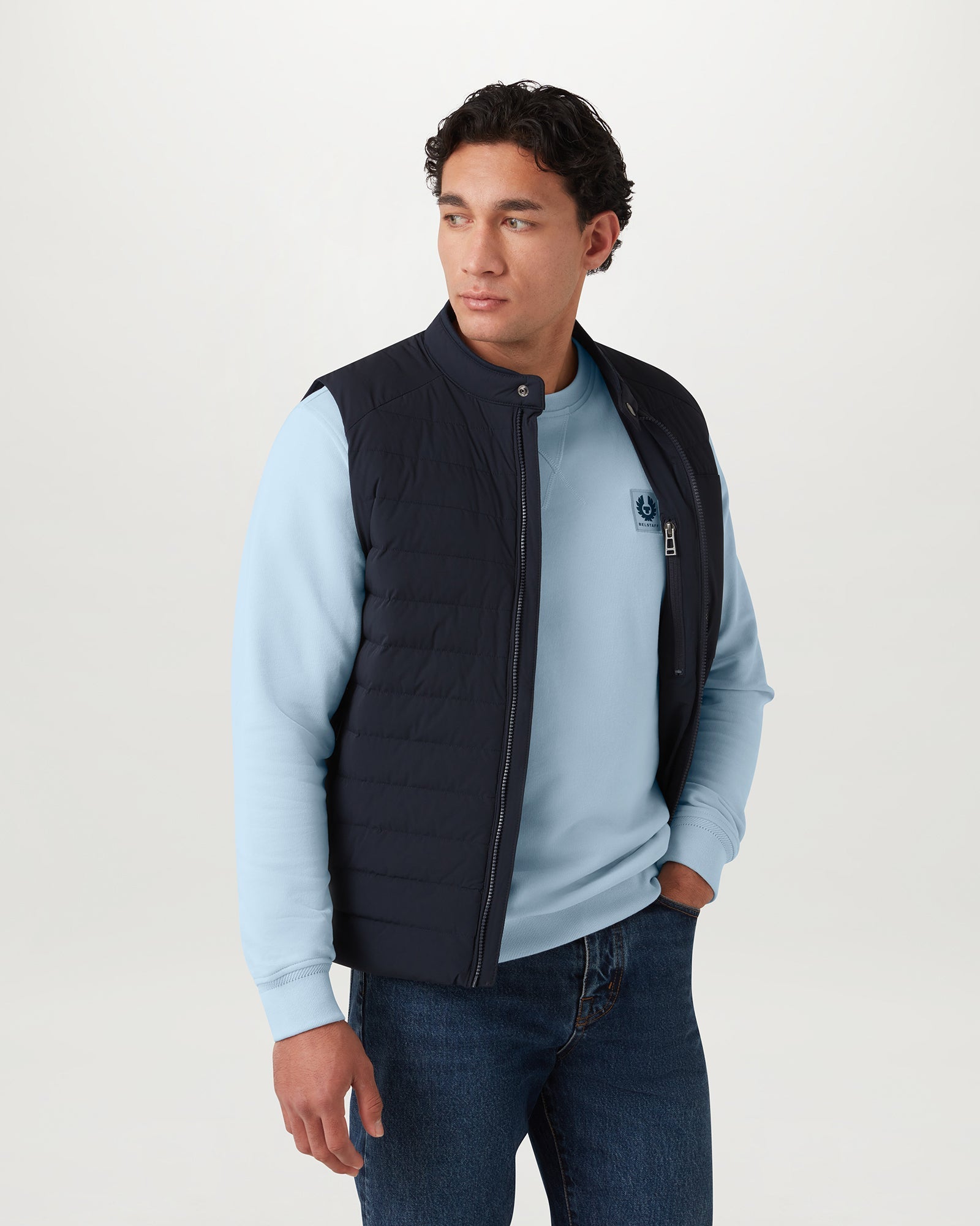 BELSTAFF SWEATSHIRT - Sky Blue