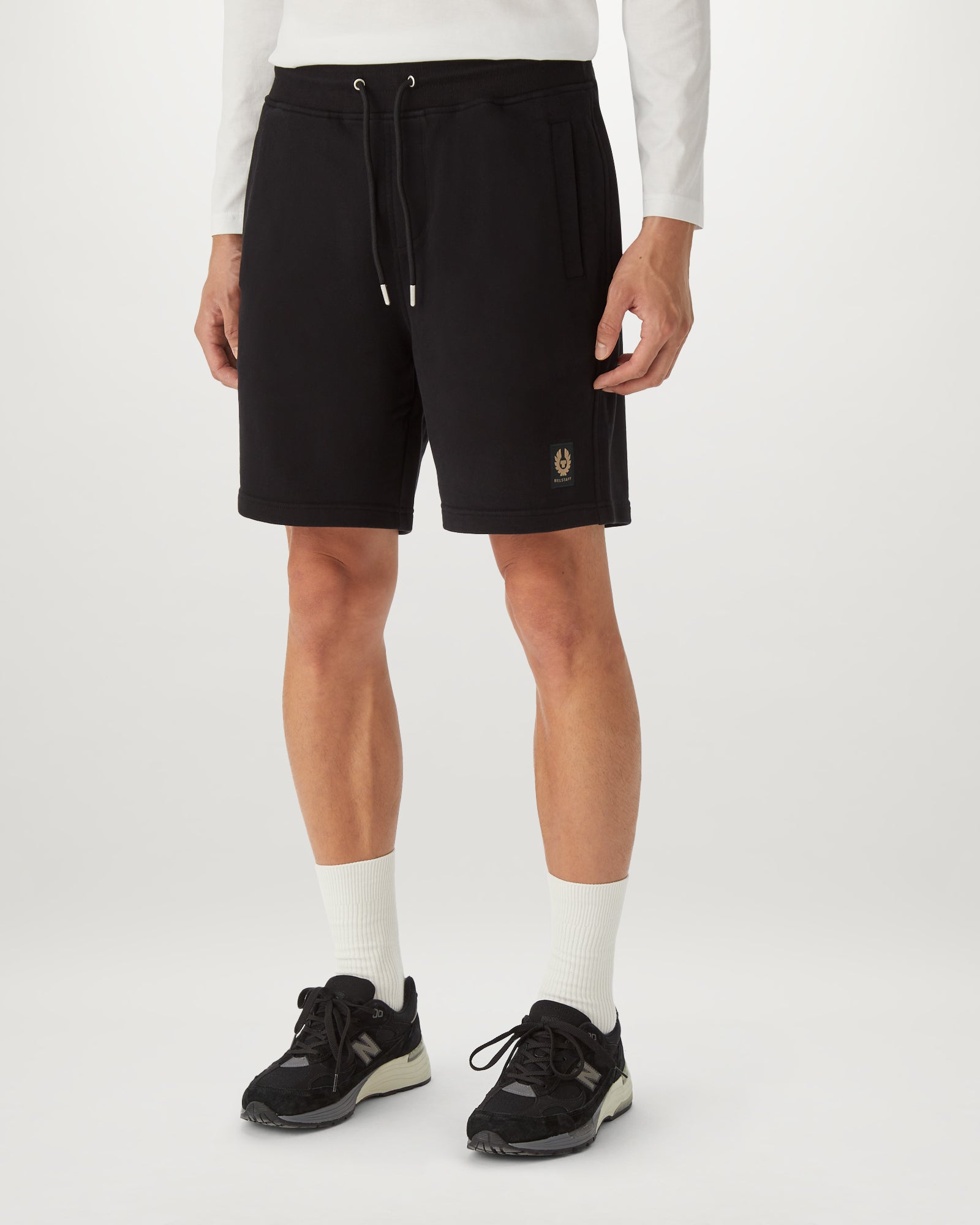 PANTALONES DE CHÁNDAL CORTOS BELSTAFF - Negro