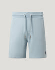 Light blue Belstaff sweatshorts with drawstring waist and front pockets