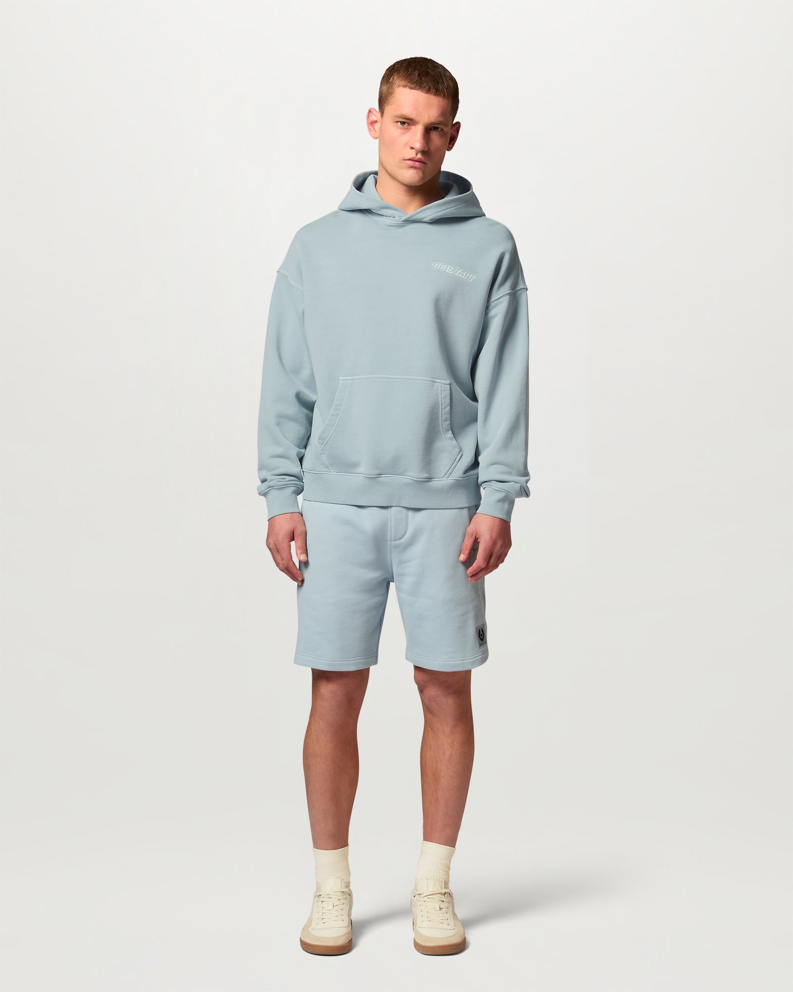 BELSTAFF SWEATSHORTS - Mist Blue