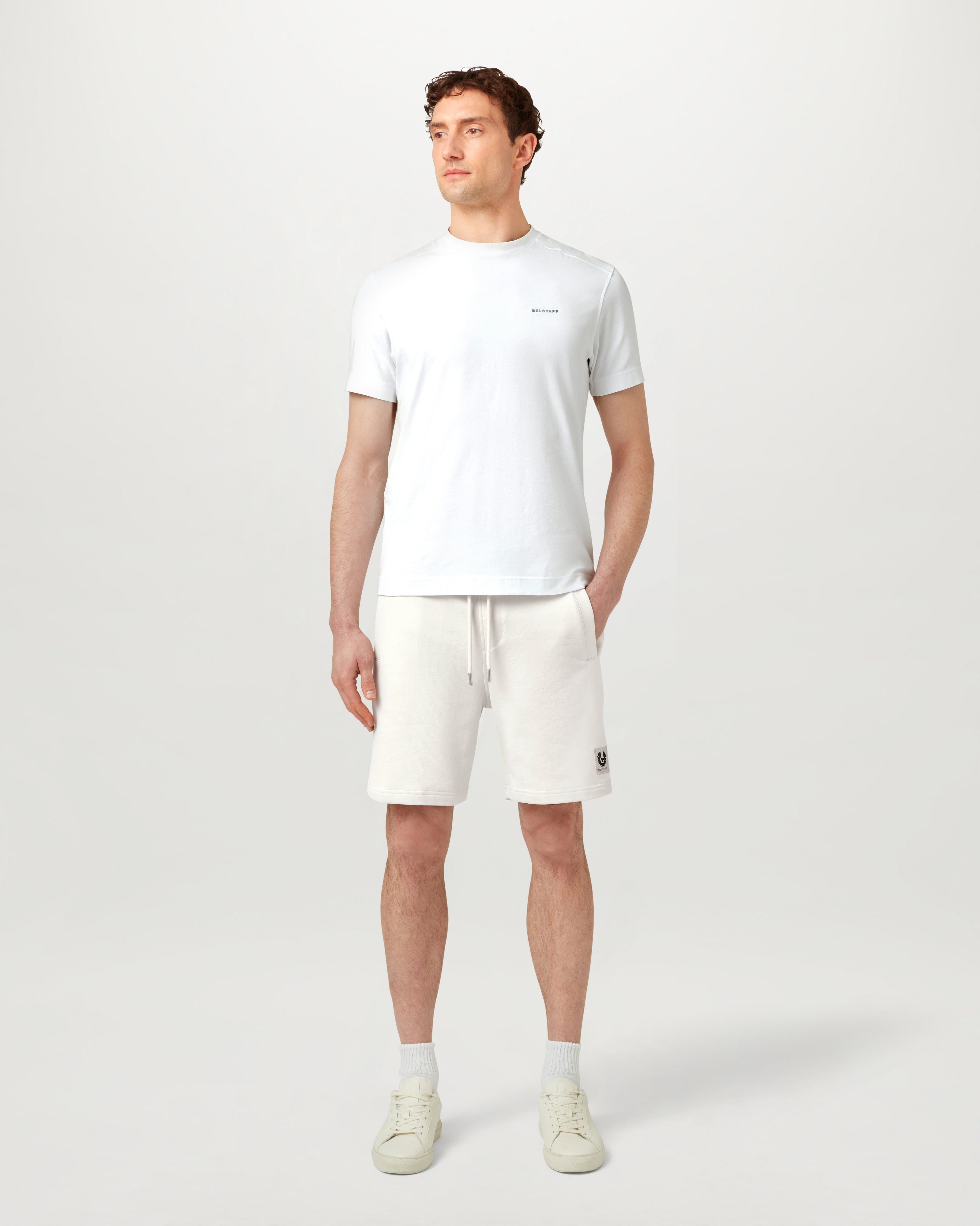 BELSTAFF SWEATSHORTS - Silver Birch