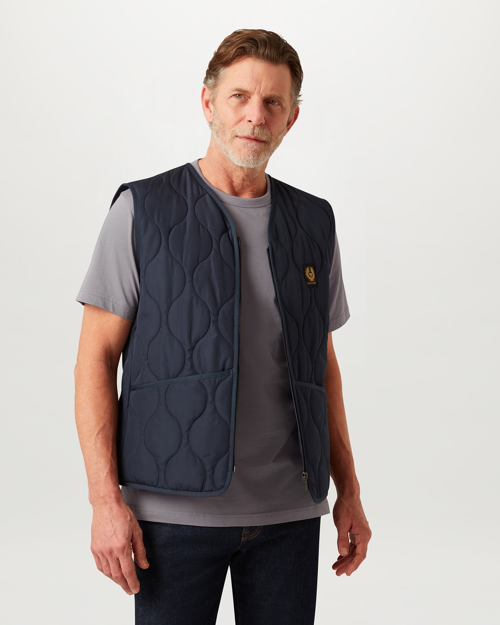 CAMISETA BELSTAFF - Añil desteñido