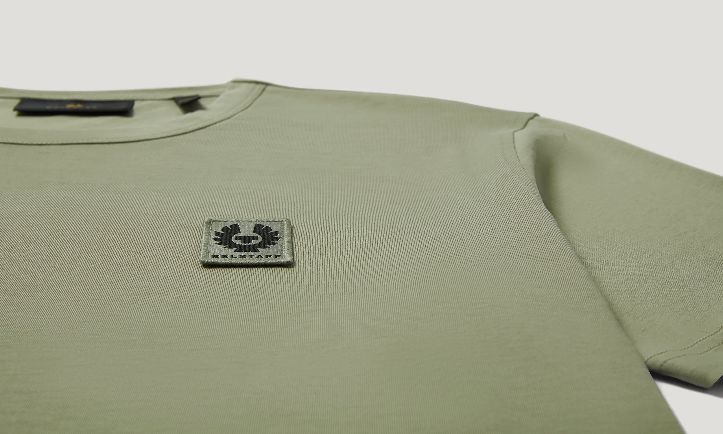 CAMISETA BELSTAFF - Verde liquen