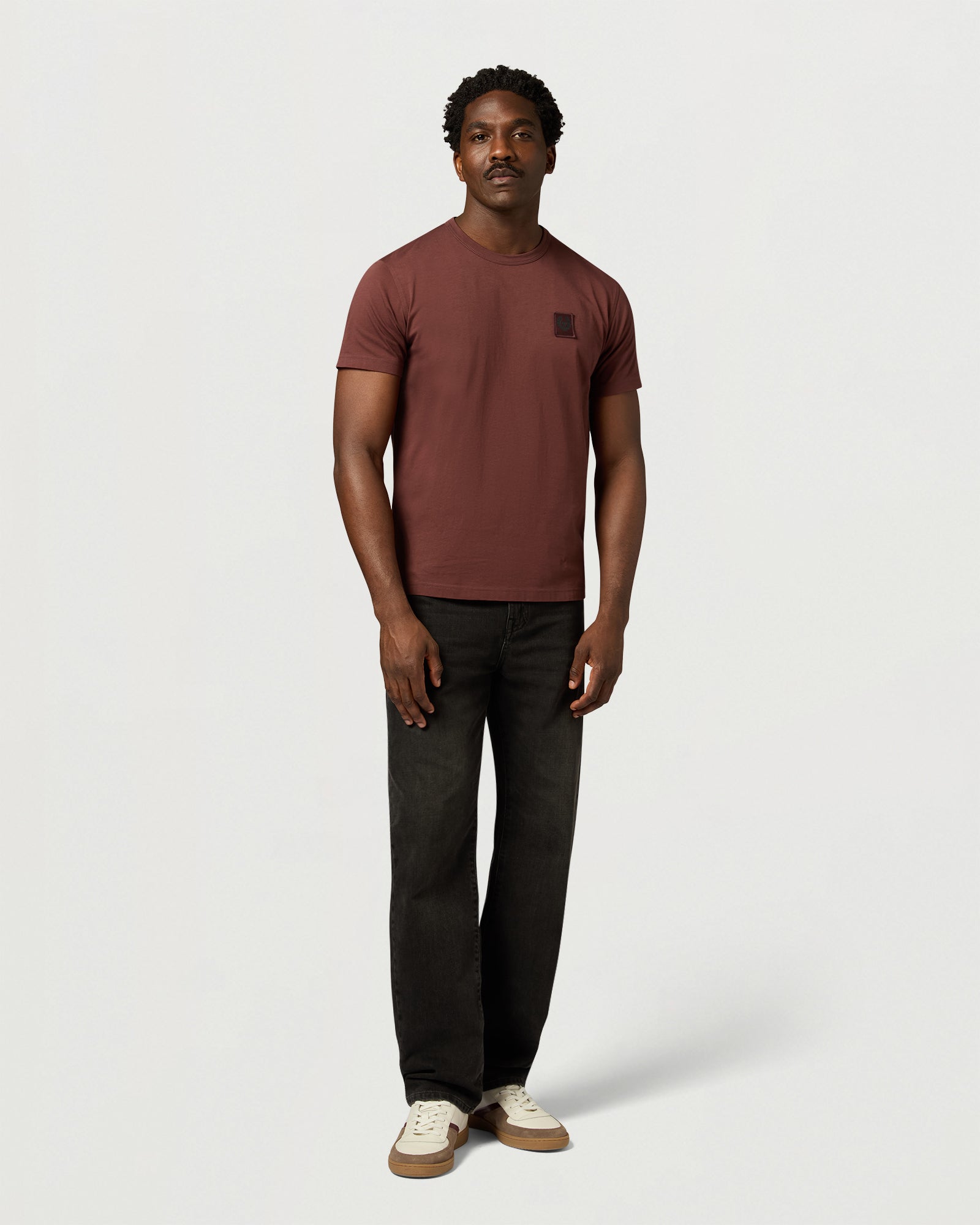 BELSTAFF T-SHIRT - Oxblood