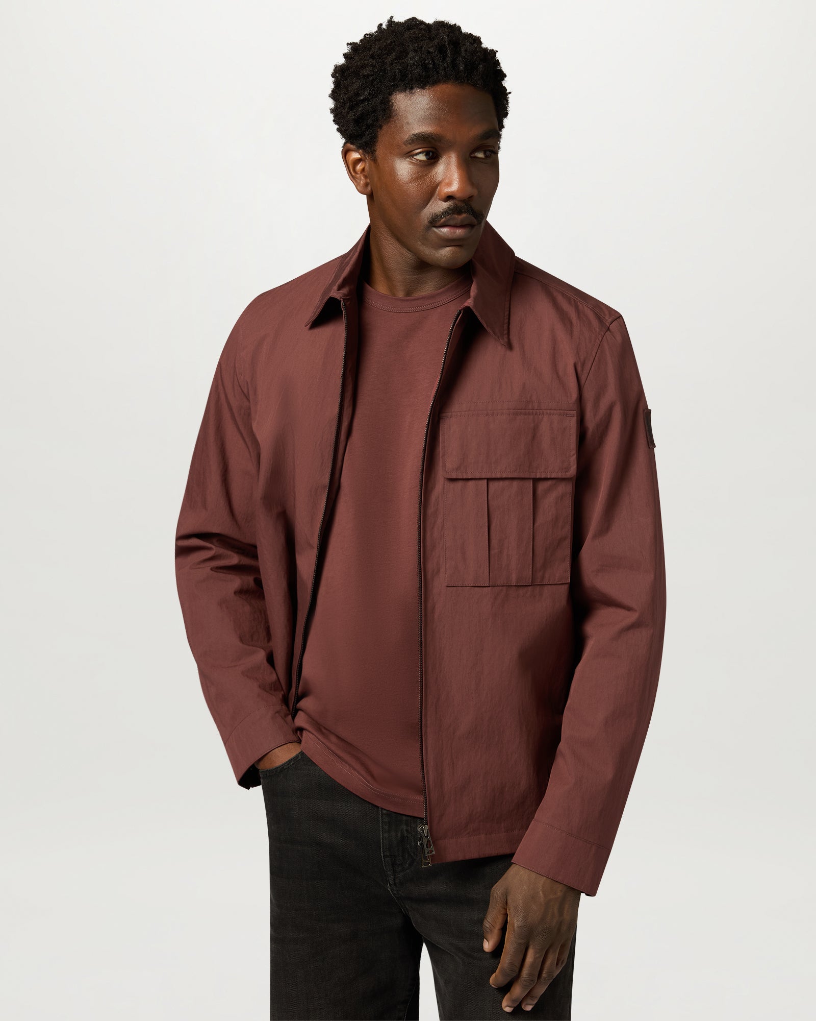 BELSTAFF T-SHIRT - Oxblood