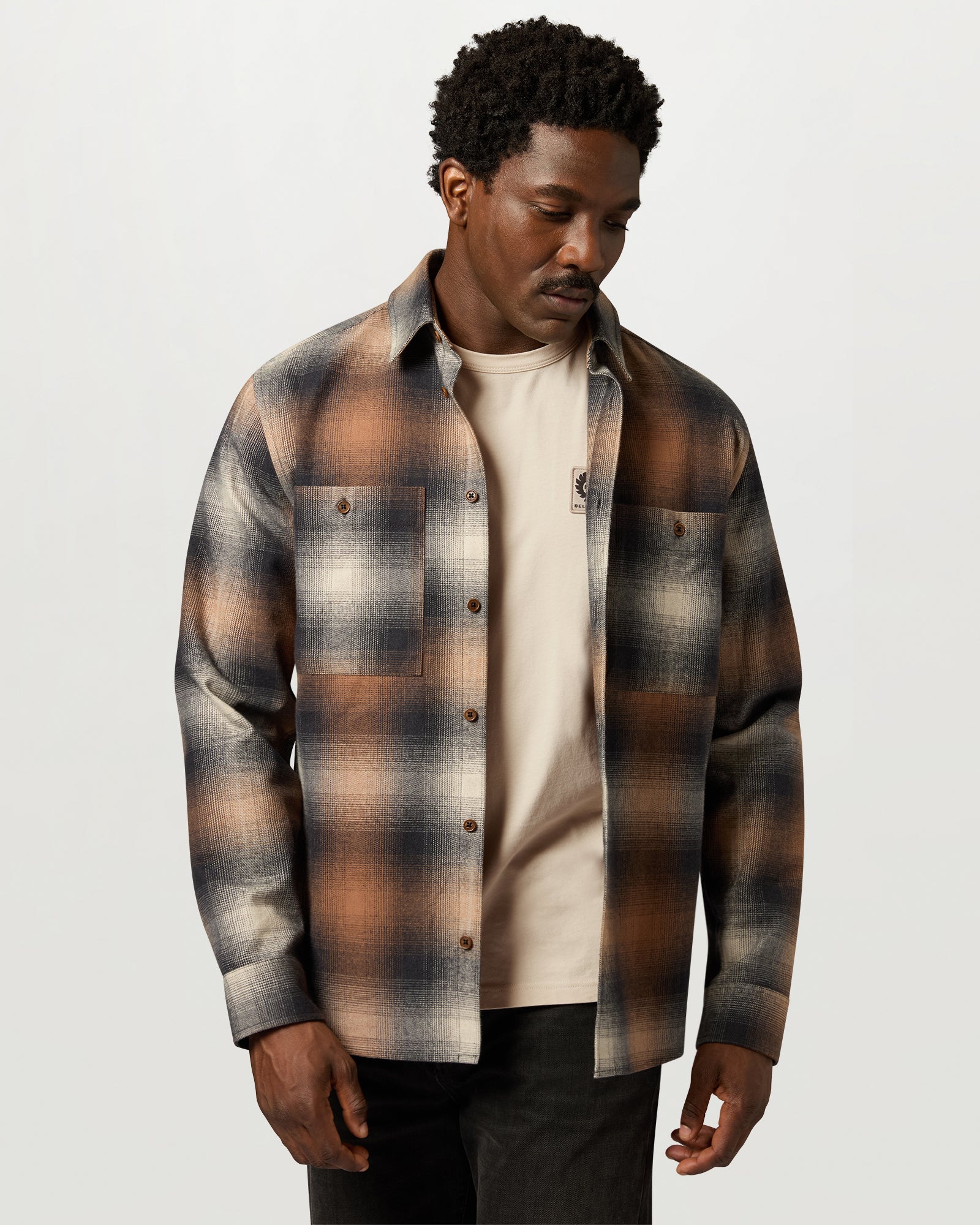 BELSTAFF T-SHIRT - Pale Stone