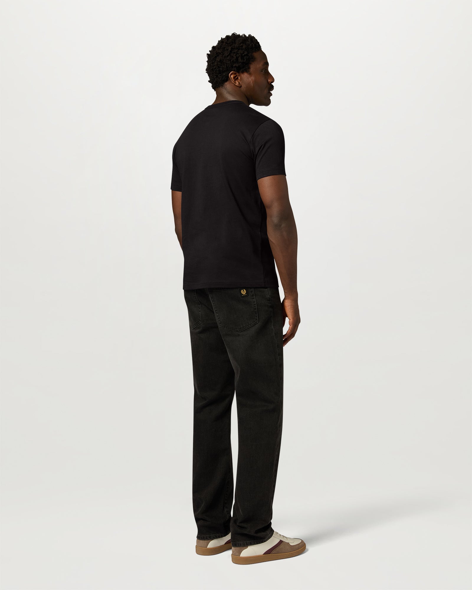 BLUR T-SHIRT COTTON - Black